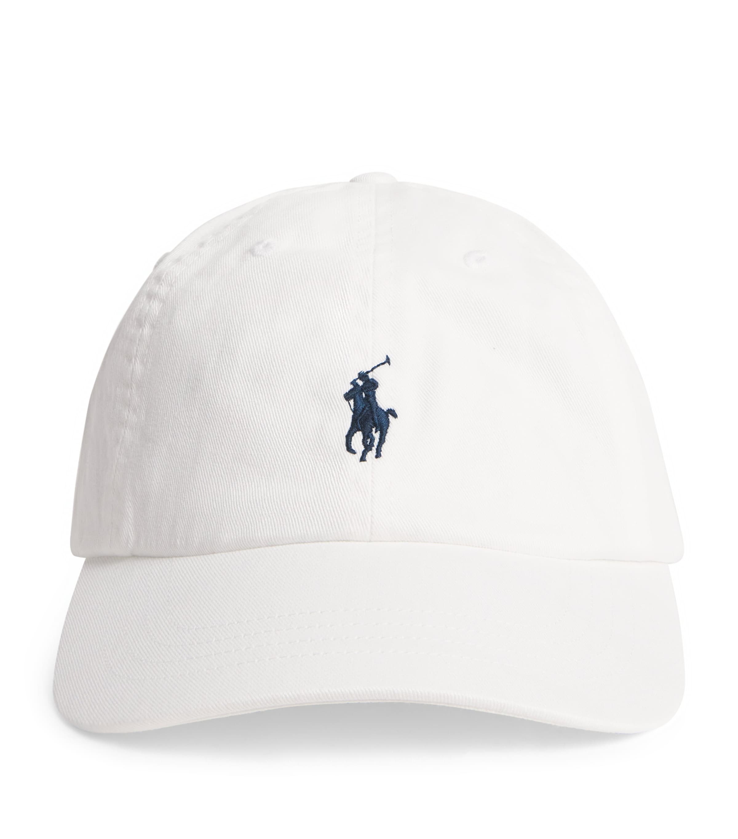 Polo Ralph Lauren Polo Pony Baseball Cap White/ Newport Navy Image 1