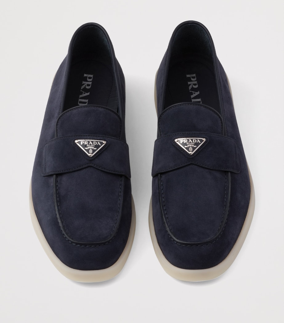 Suede Triangle Loafers F0008 Image 4