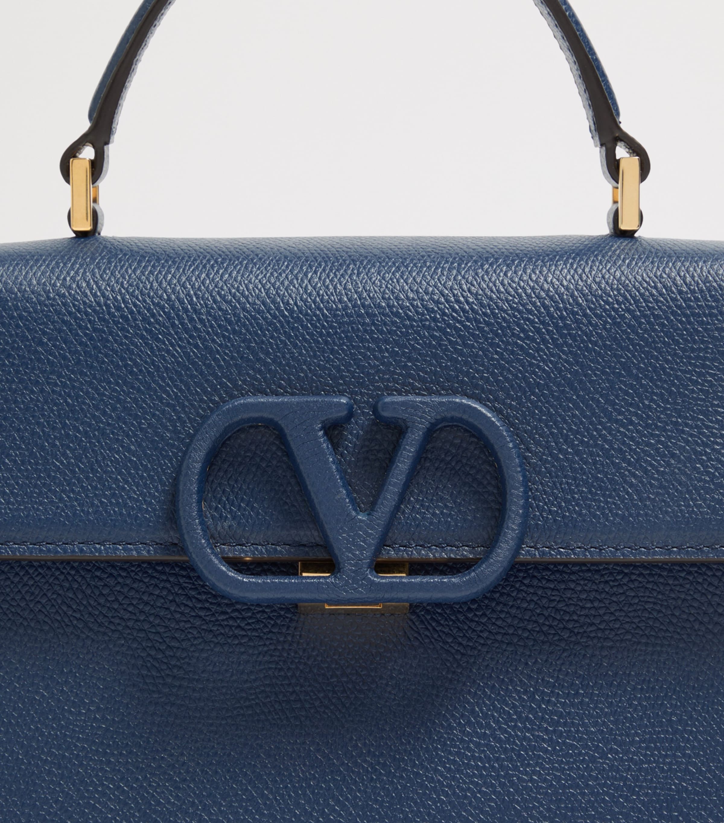 Valentino Garavani Small Leather VSLING Top-Handle Bag Image 6