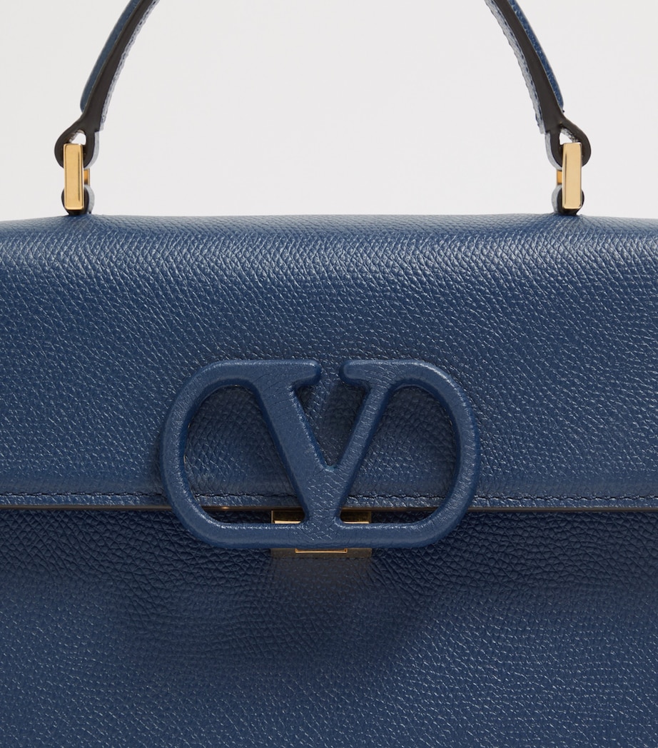 Valentino Garavani Small Leather VSLING Top-Handle Bag Image 6