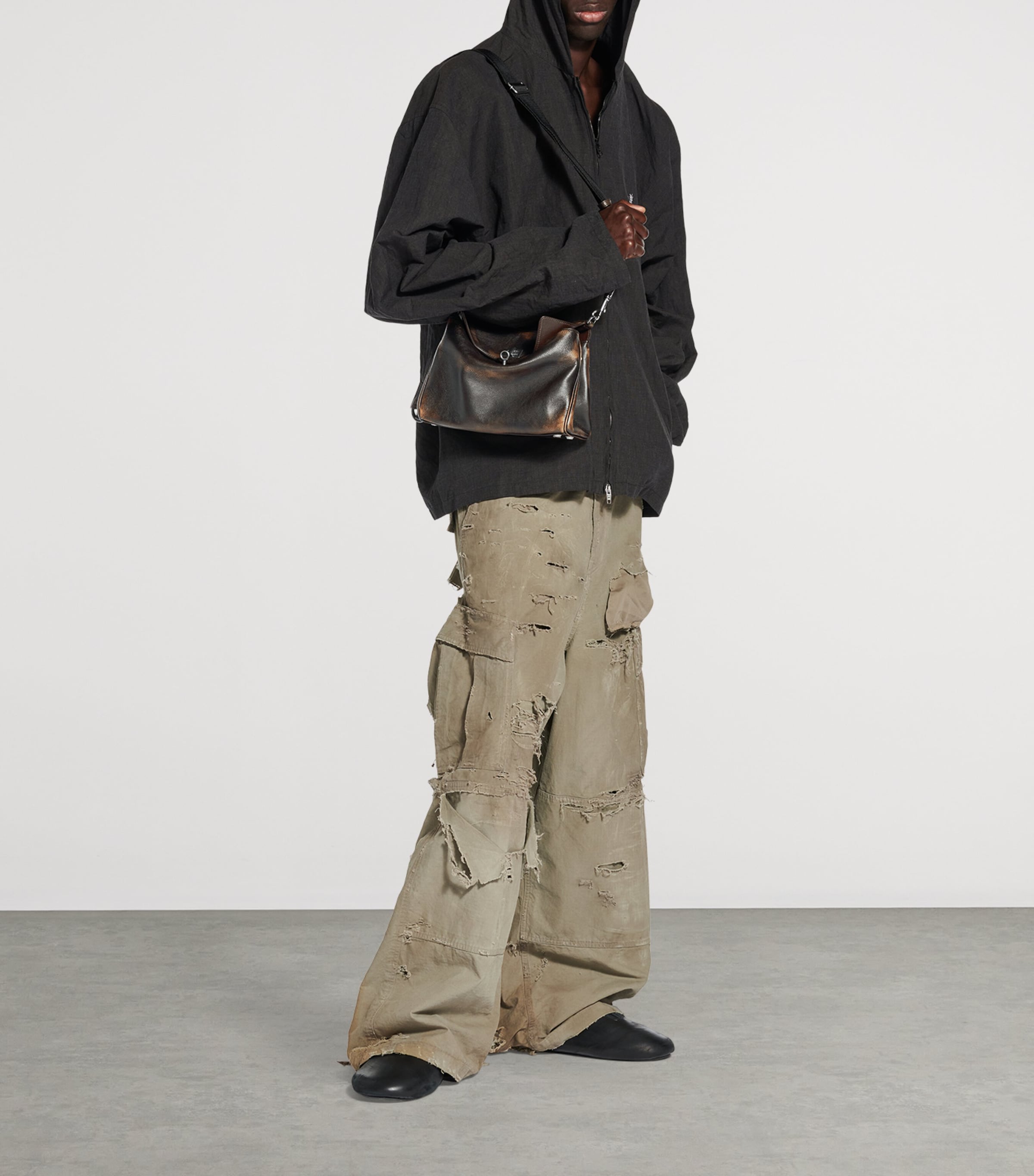 Small Calfskin Rodeo Shoulder Bag 9862 Image 7