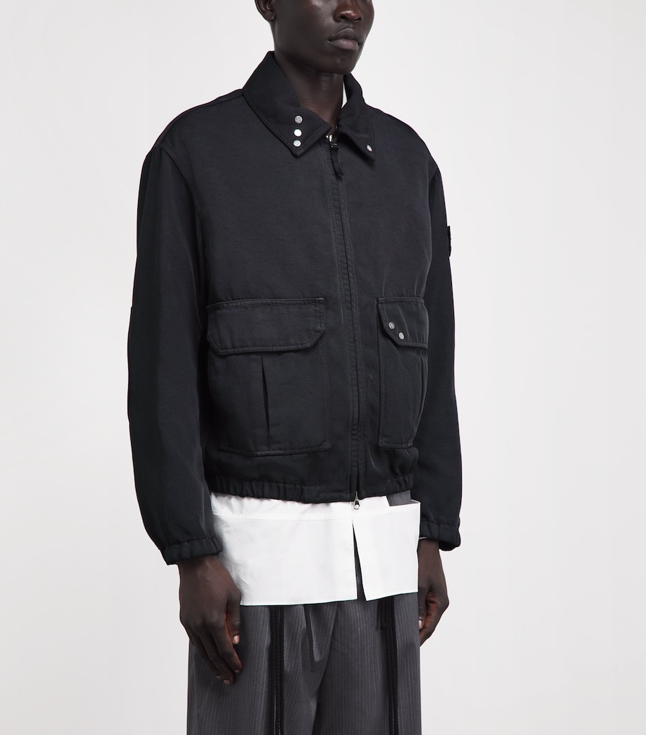 Stone Island Mens Oxford Coach Jacket Image 4