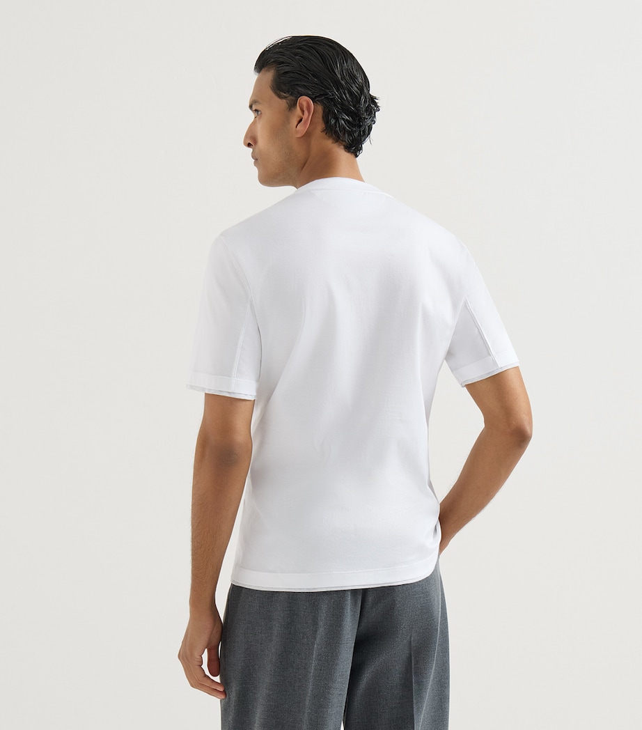 Brunello Cucinelli Mens Cotton T-Shirt Image 5