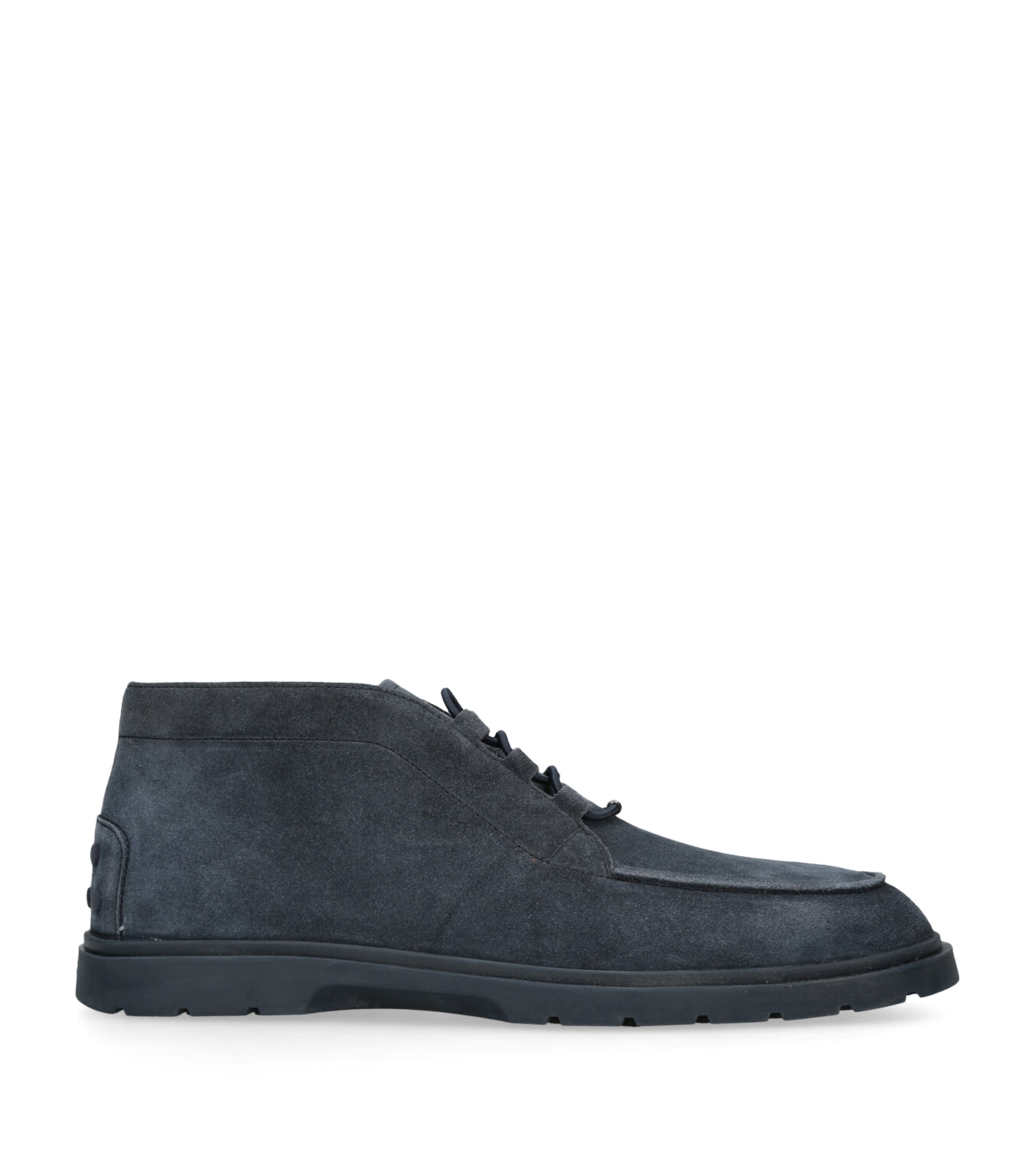 Tod's Mens Tods Ibrido Suede Desert Boots In Blue