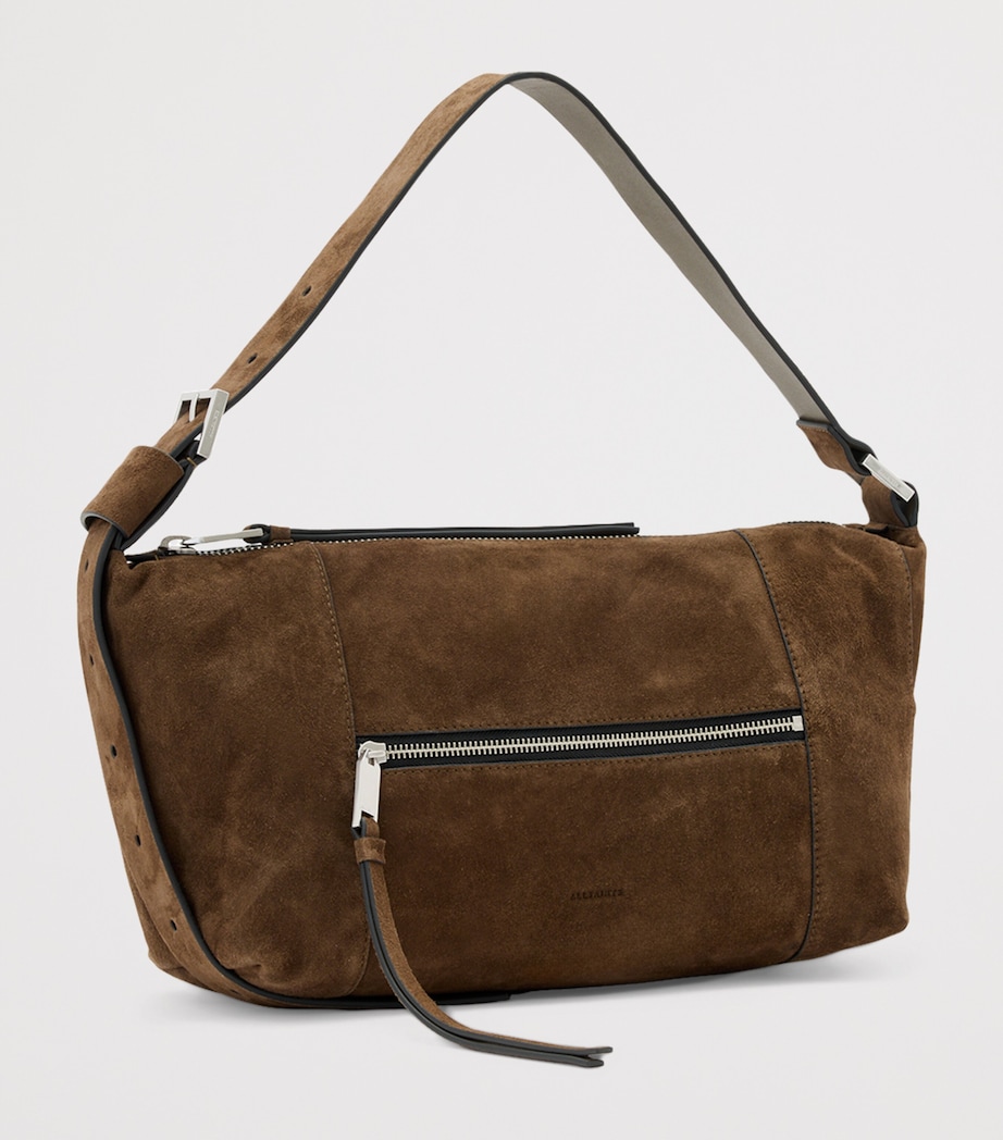 Suede Vega Shoulder Bag FANGO BROWN Image 2