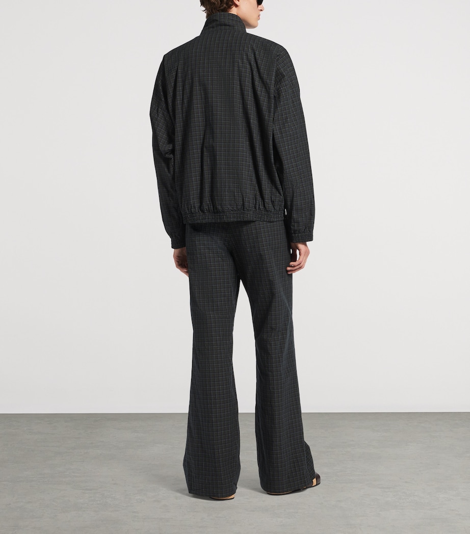 Balenciaga Mens Cotton Tartan Track Jacket Image 3