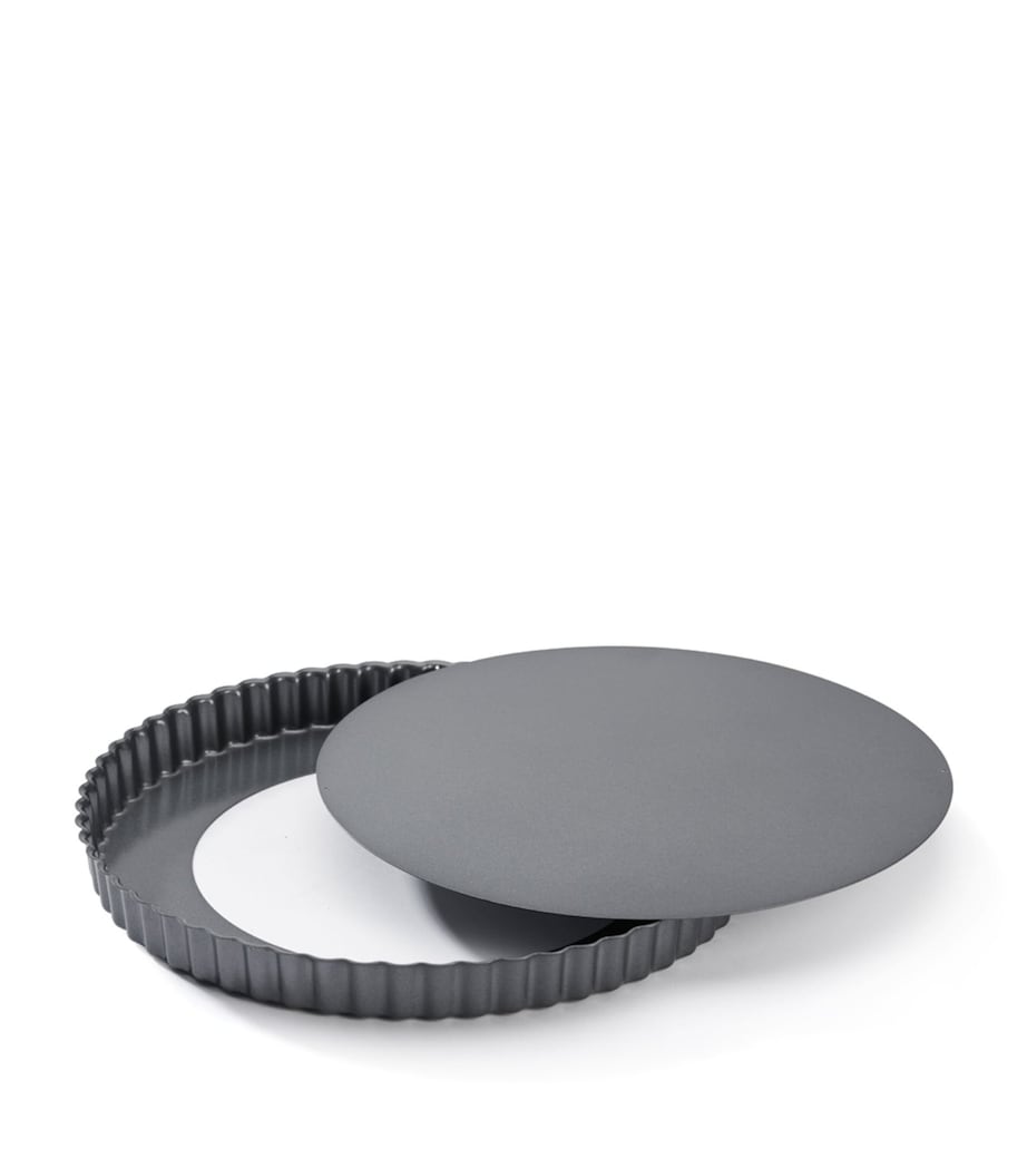 De Buyer Non-Stick Fluted Tart Mould (28cm) Grey Image 3