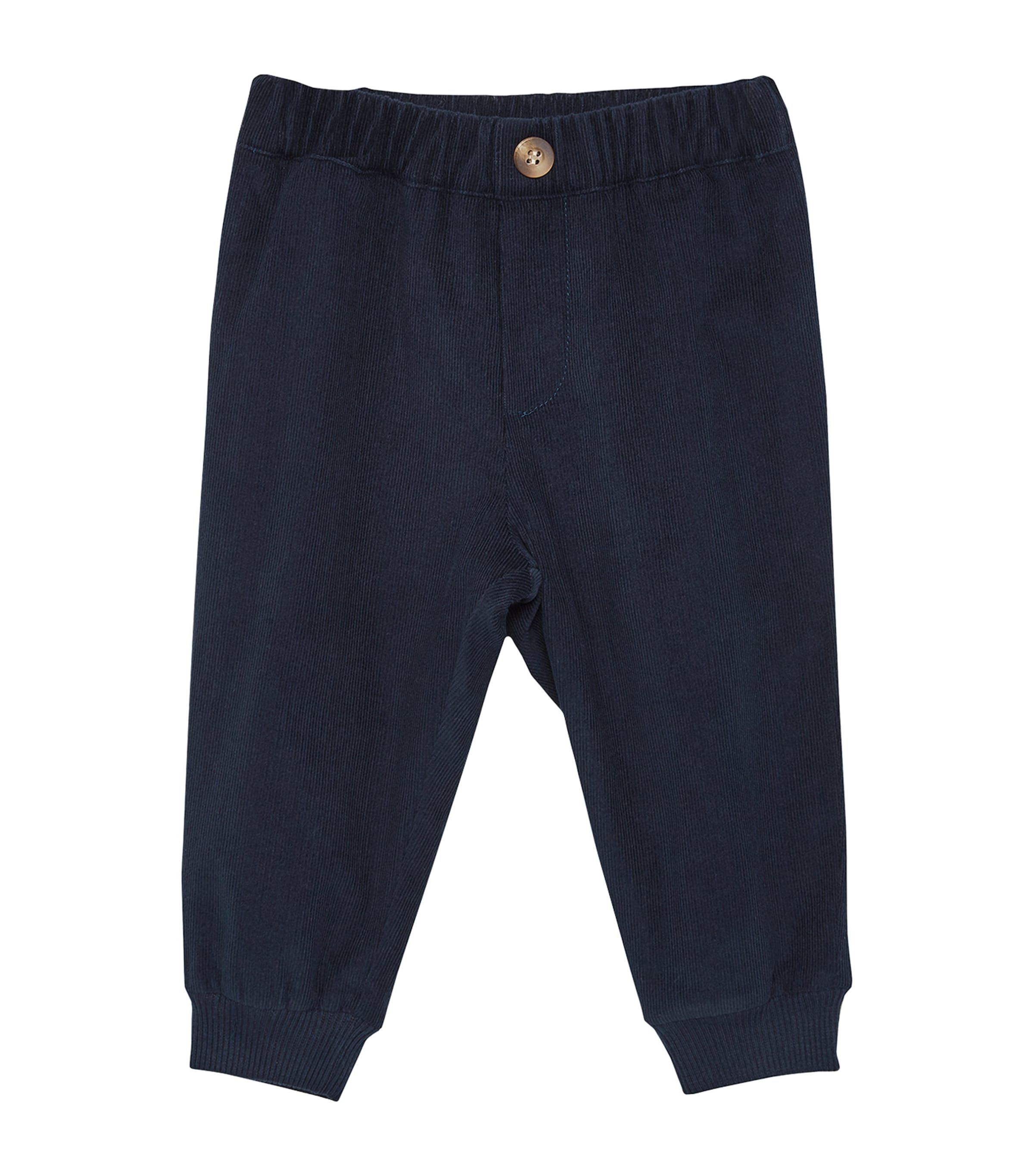 Trotters Cotton Cuffed Sweatpants In Black