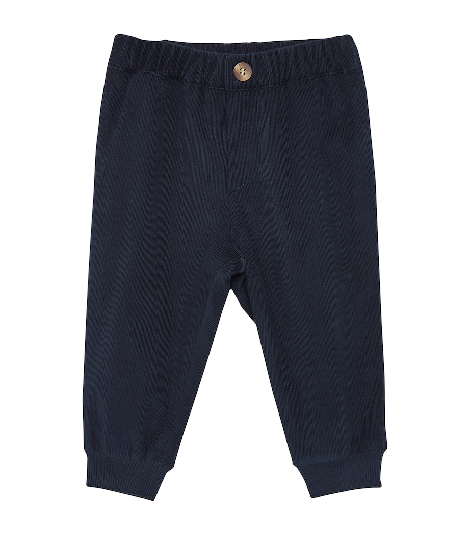 Cotton Cuffed Sweatpants (2-24 Months) NAVY Image 1