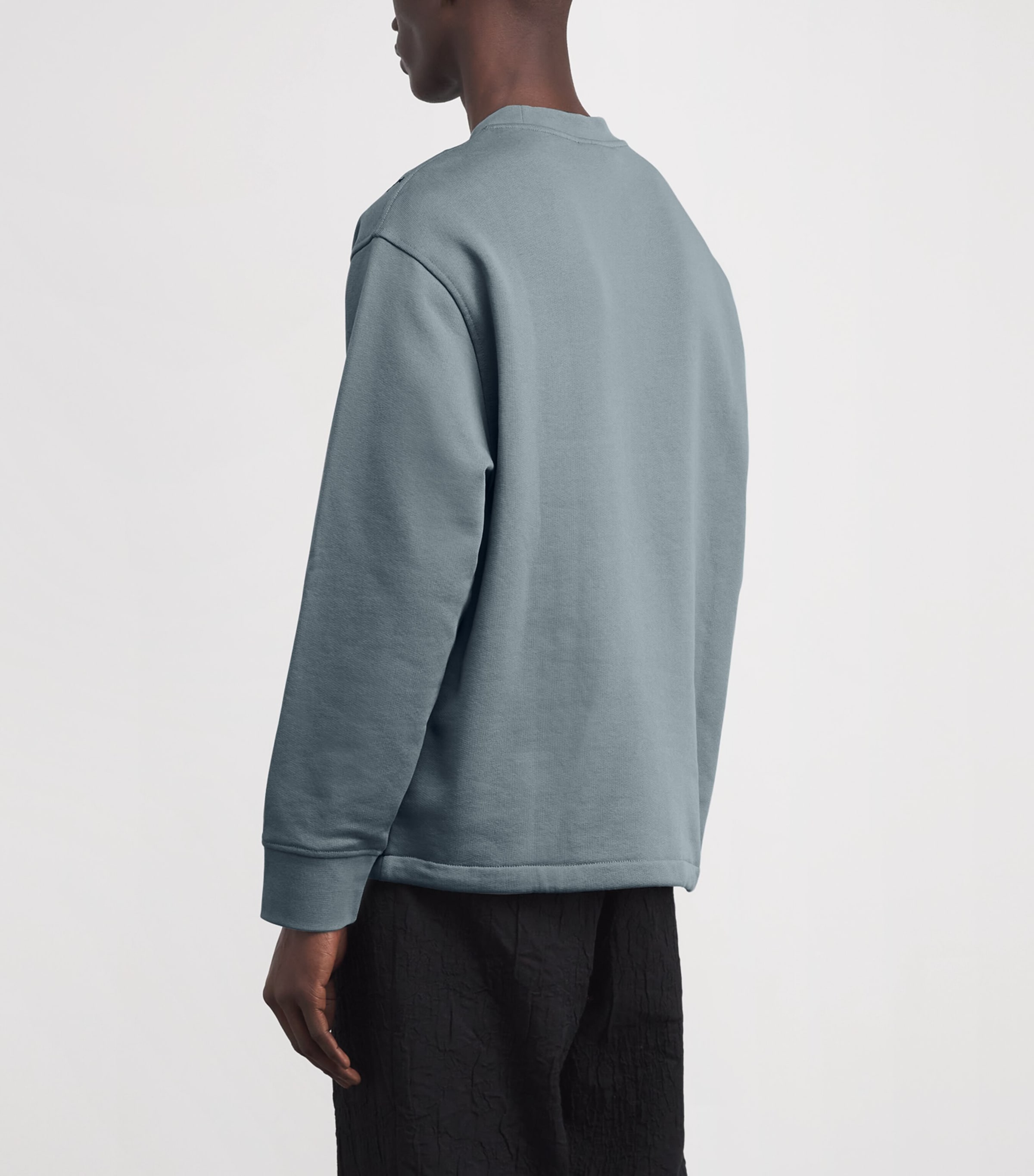 Cotton Flocked Sweatshirt U9170 Image 4