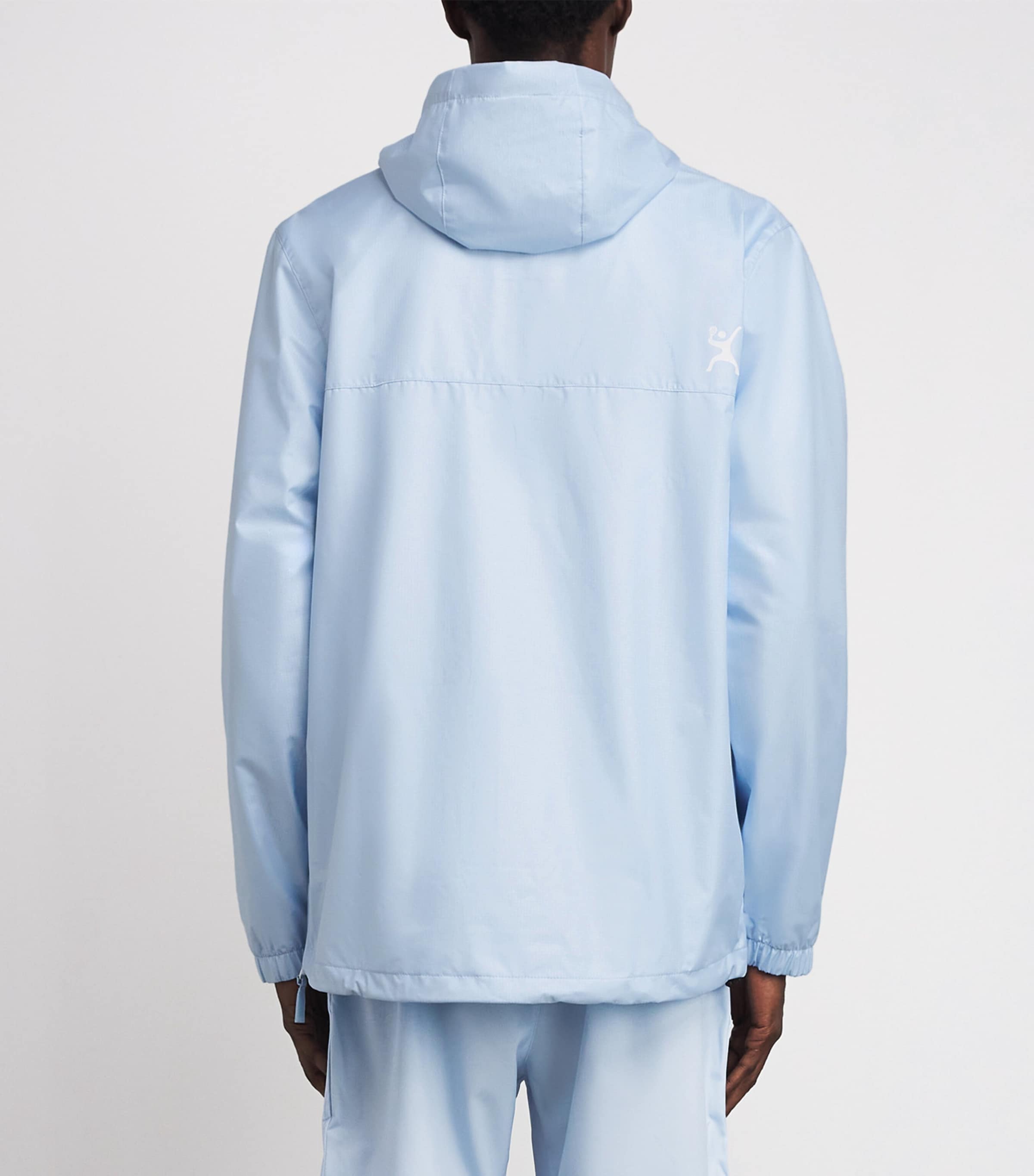 Pulco Studios Mens Water-Resistant Coaches Jacket Sky Blue Image 5