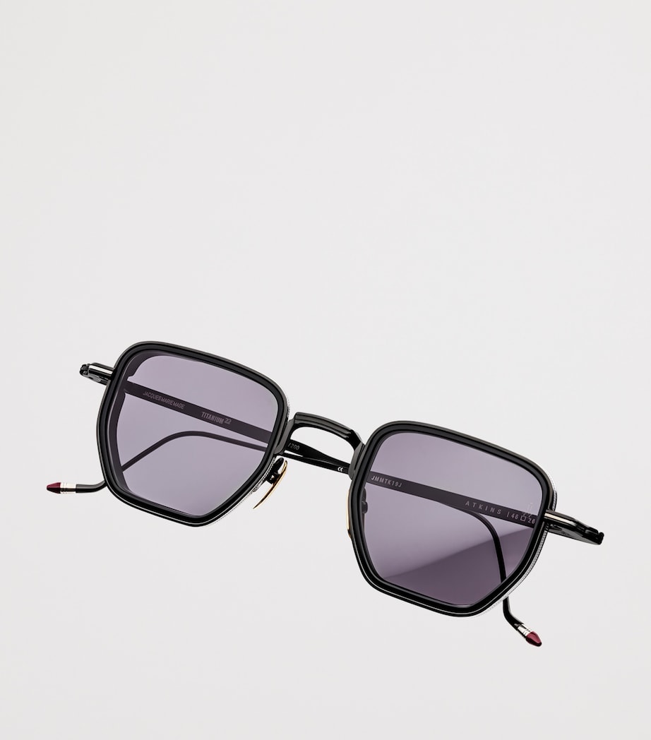 Jacques Marie Mage Metal Atkins Sunglasses Corbeau Image 3