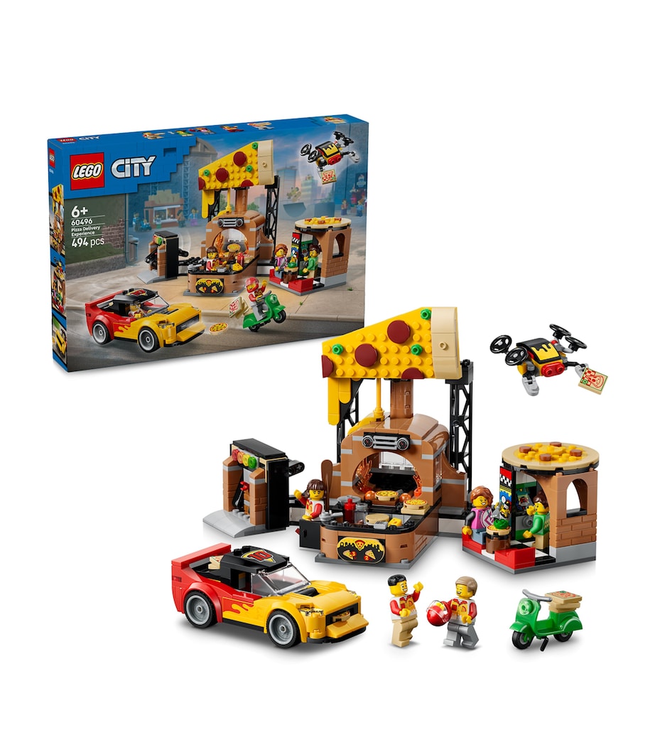 Lego LEGO City Pizza Delivery Experience with Vehicles 60496 Image 1