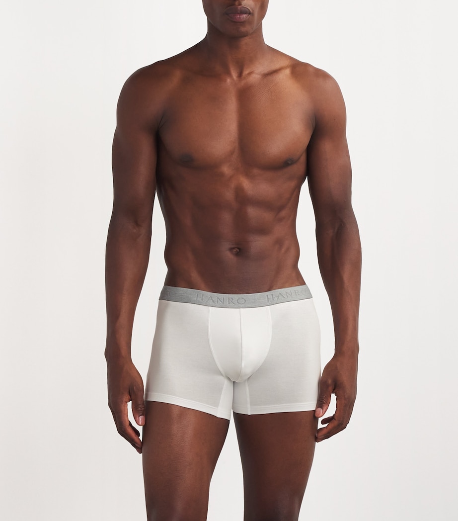 Cotton-Blend Essential Trunks (Pack of 2) 0101/WHITE Image 2