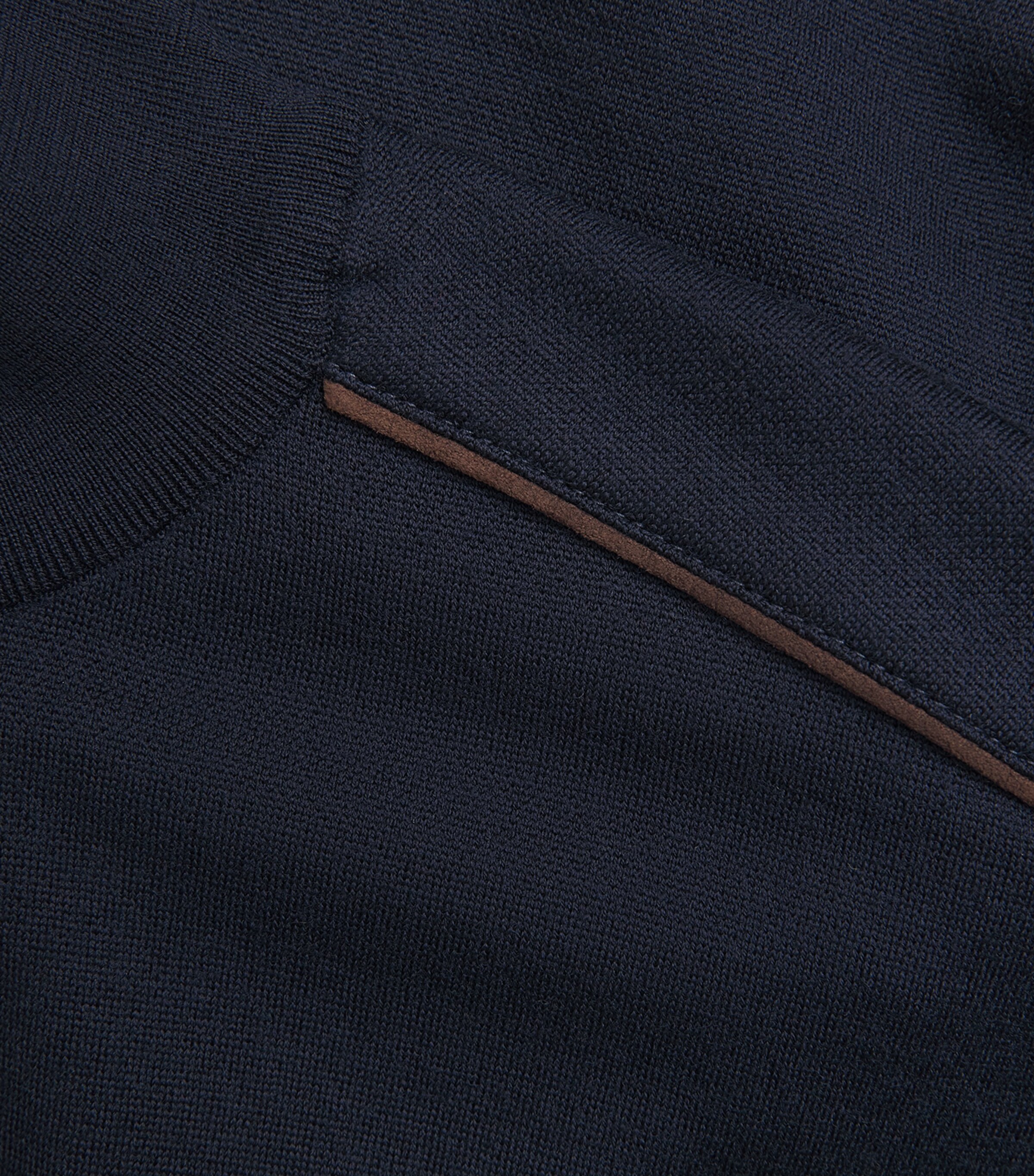 Paul & Shark Mens Virgin Wool High-Neck Sweater Blue Image 6