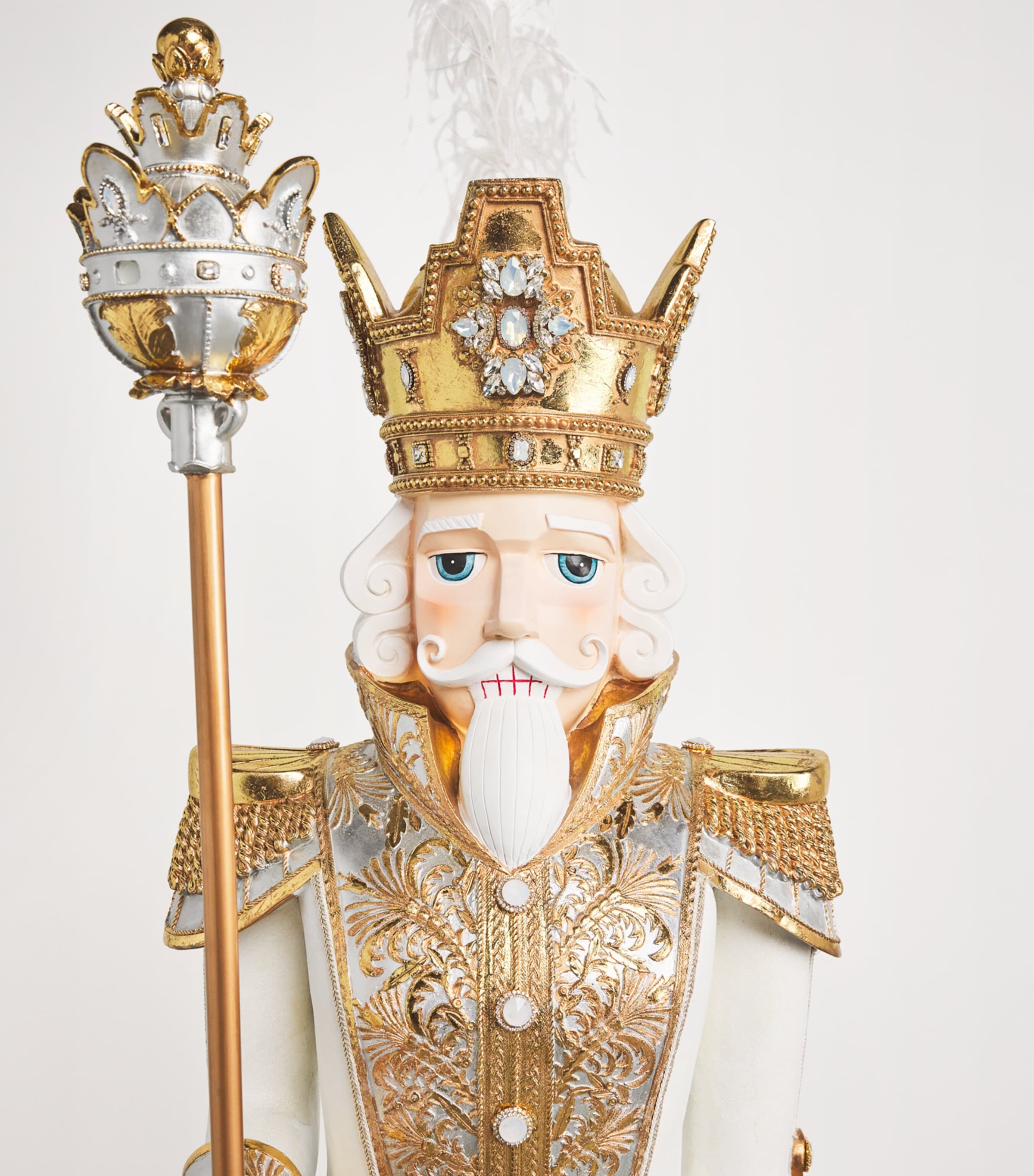 Harrods Soldier Nutcracker (110cm) Gold/colour(s) Image 2