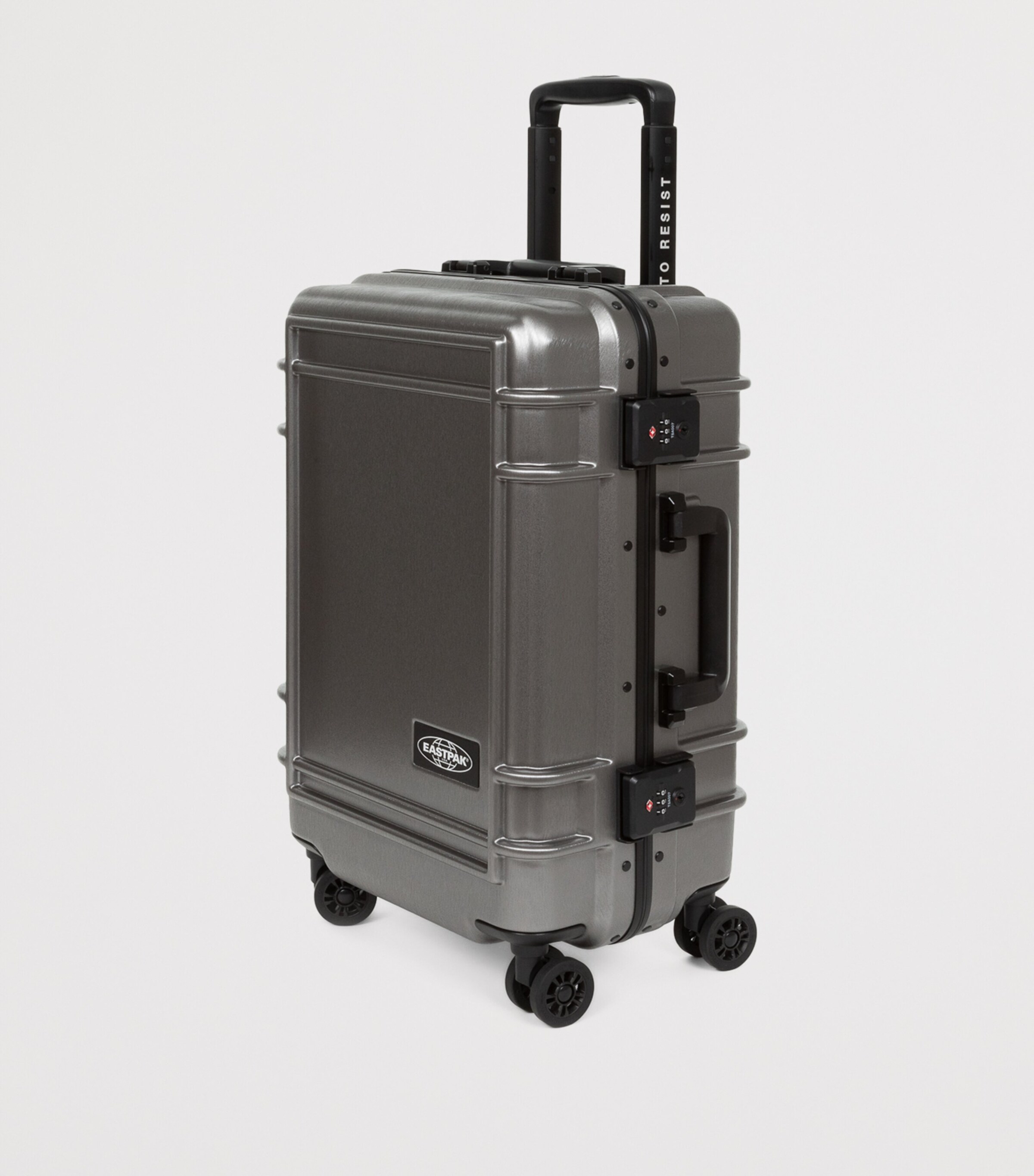 Eastpak Resist'r Cabin Suitcase (55cm) Brushed Metal Image 5