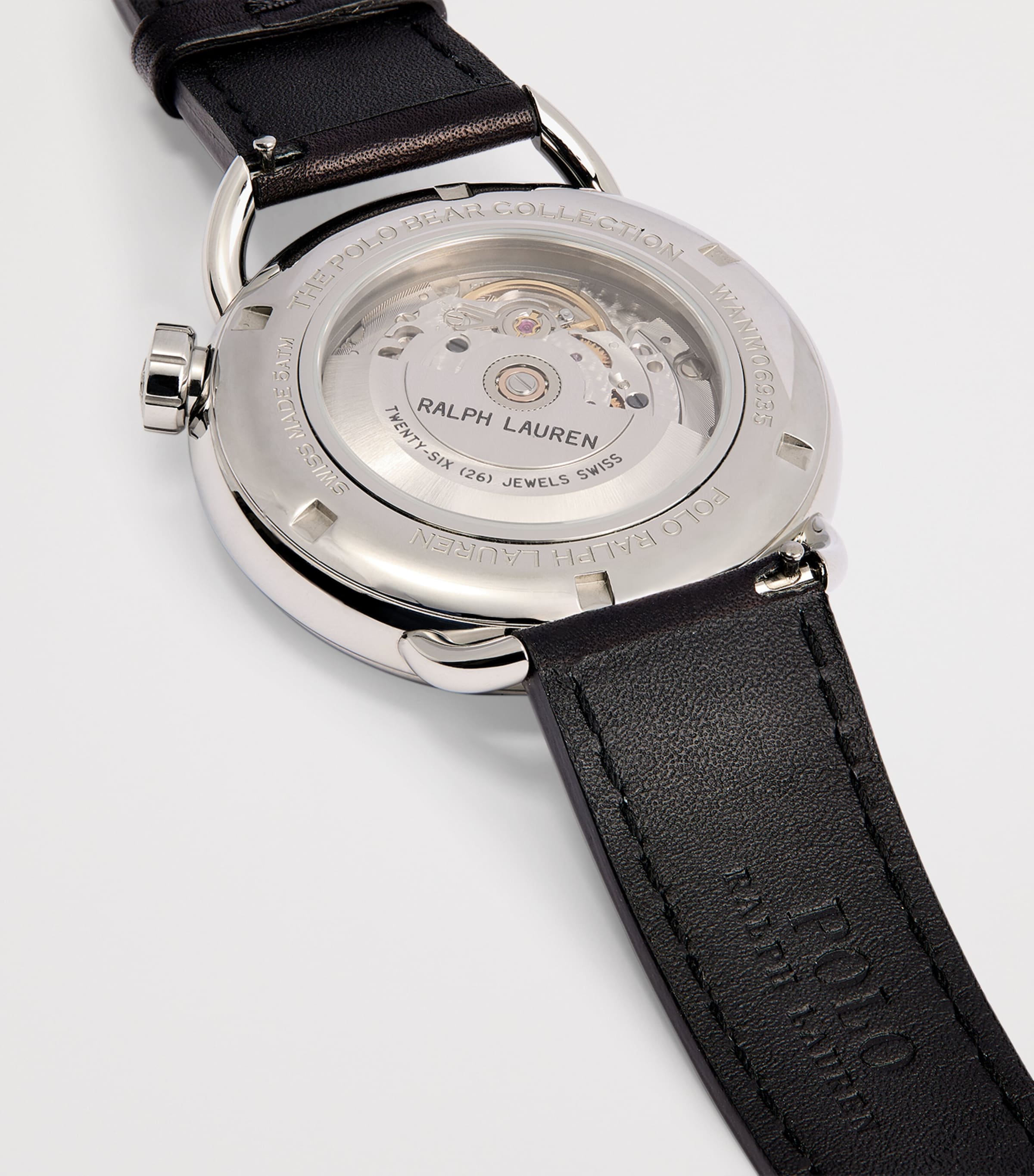 Polo Ralph Lauren Stainless Steel Tuxedo Polo Bear Watch 42mm White Image 4