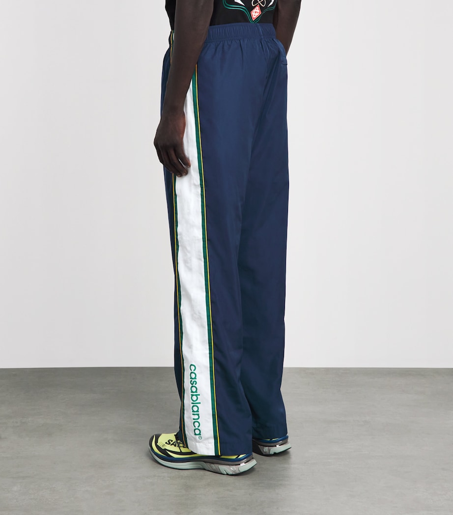 Casablanca Mens Logo Track Pants Nav/grn/wht/ylw Image 5