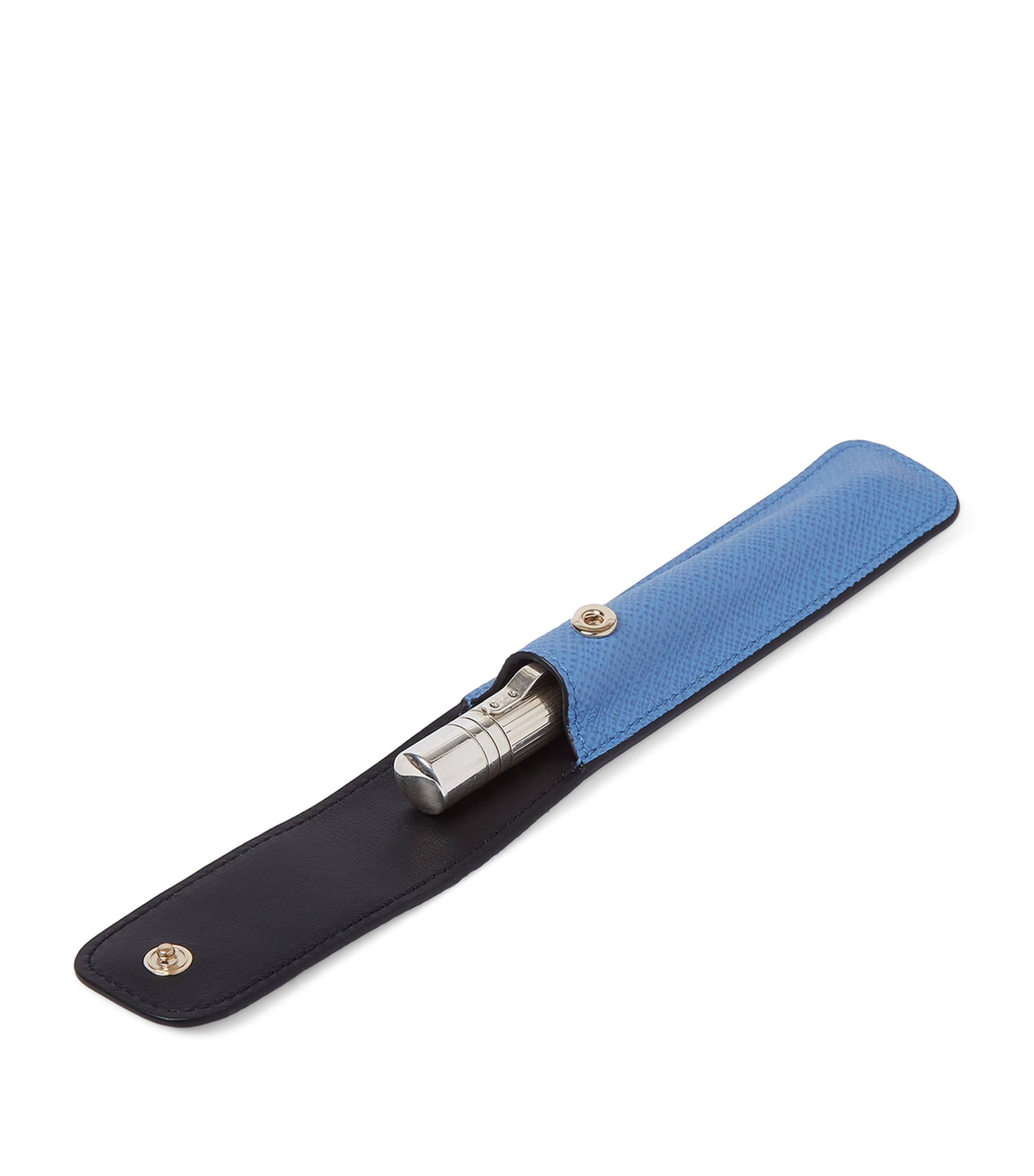 Panama Leather Pen Sleeve NILE BLUE Image 4