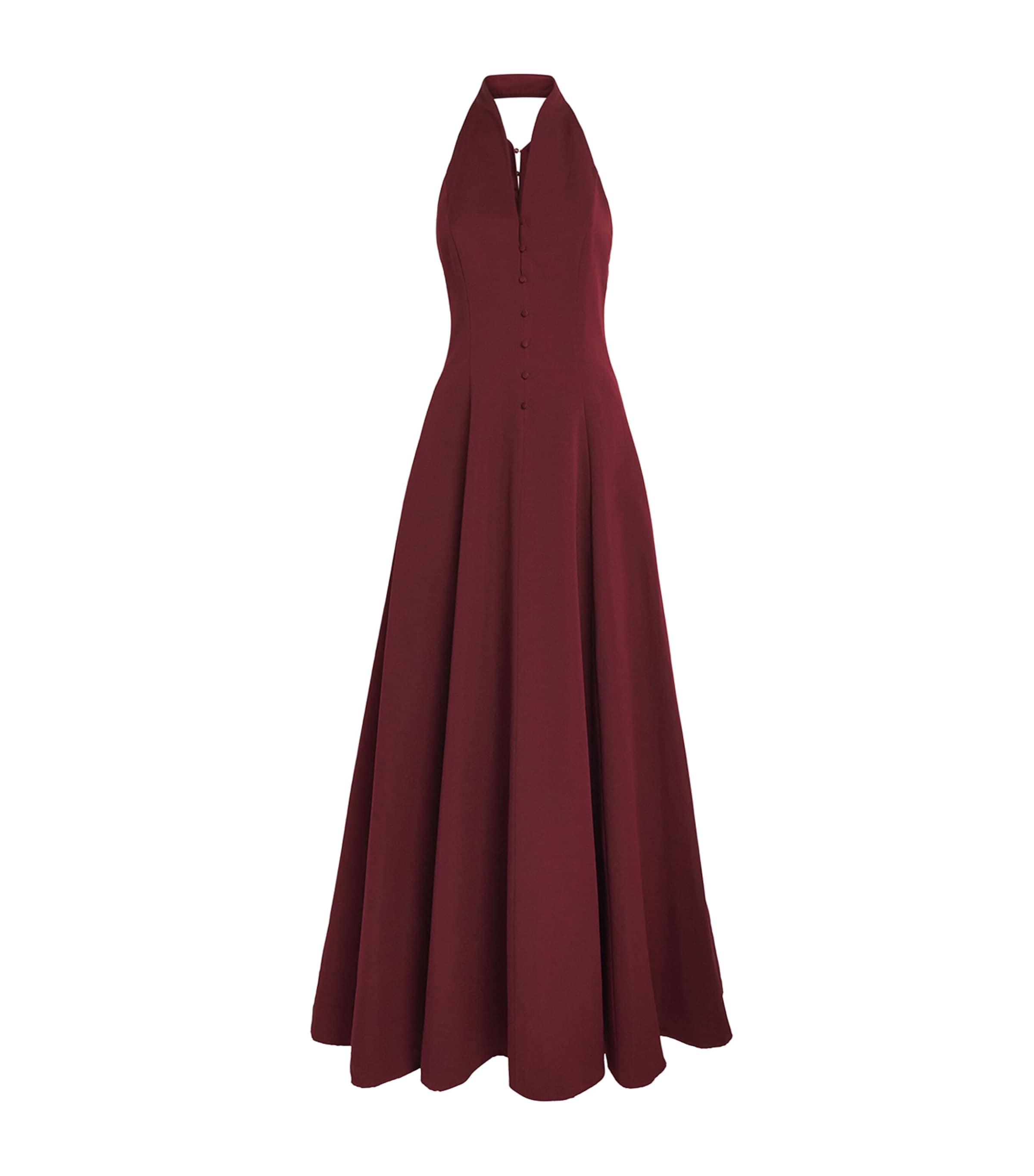 STAUD Womens Cotton-Blend Sleeveless Stella Maxi Dress Cmno Carmino Image 1