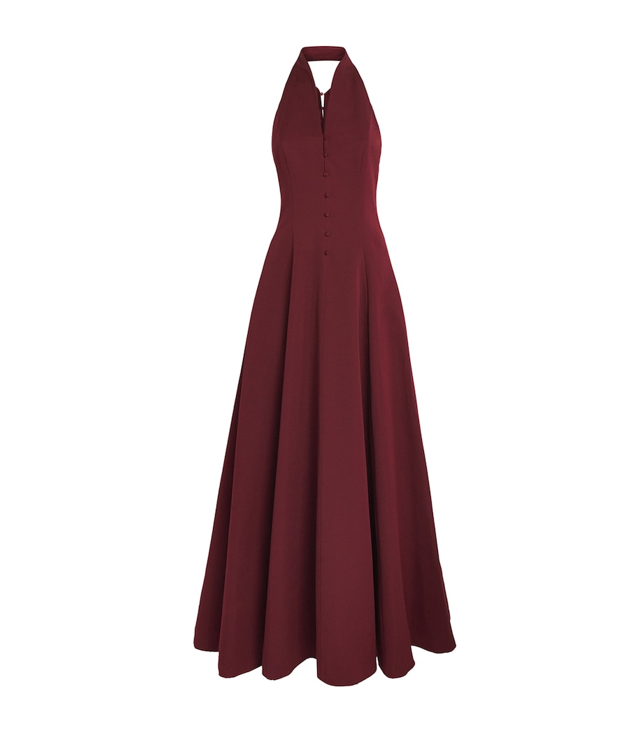 STAUD Womens Cotton-Blend Sleeveless Stella Maxi Dress Cmno Carmino Image 1