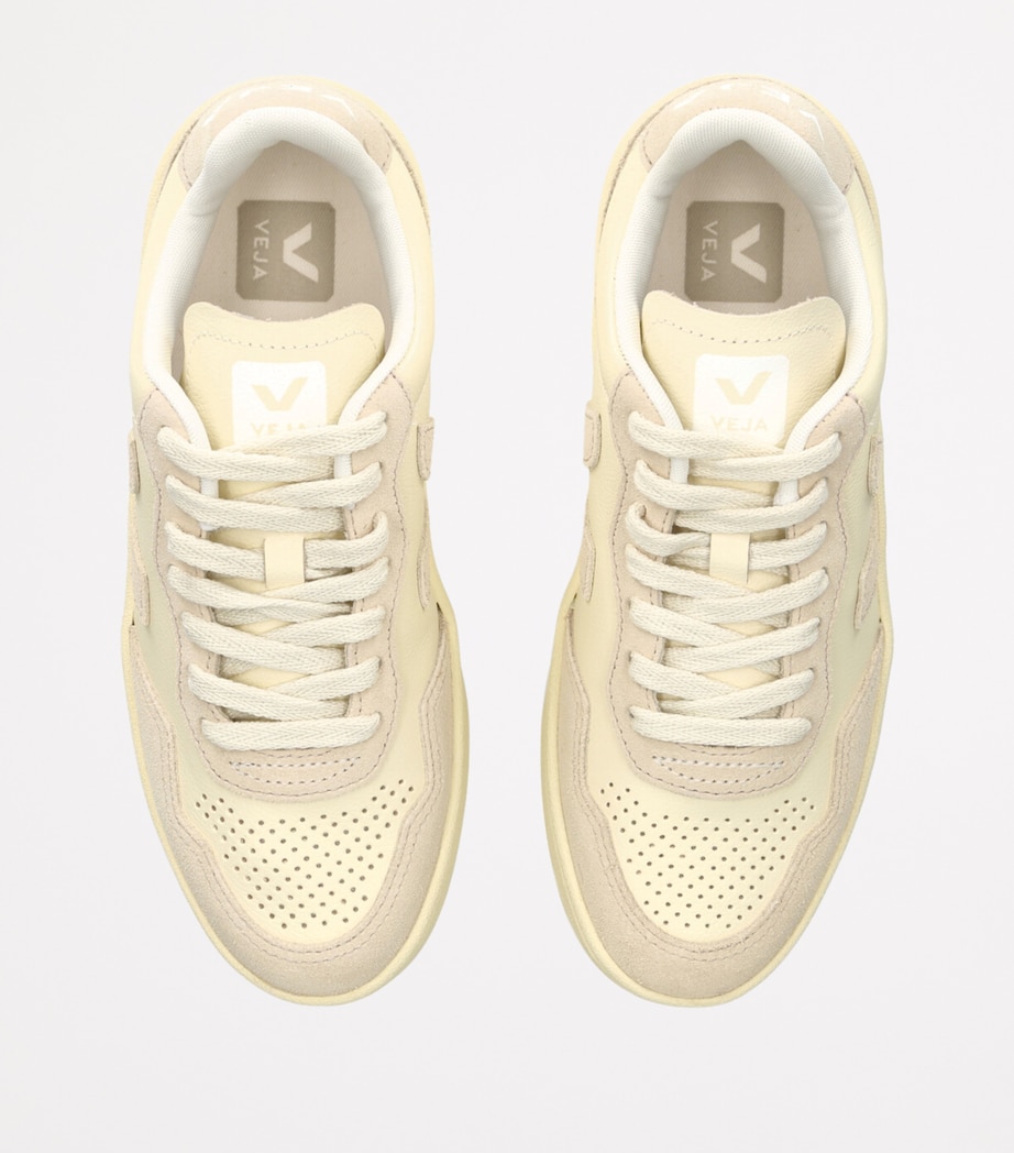Leather V-90 Sneakers BONE Image 4