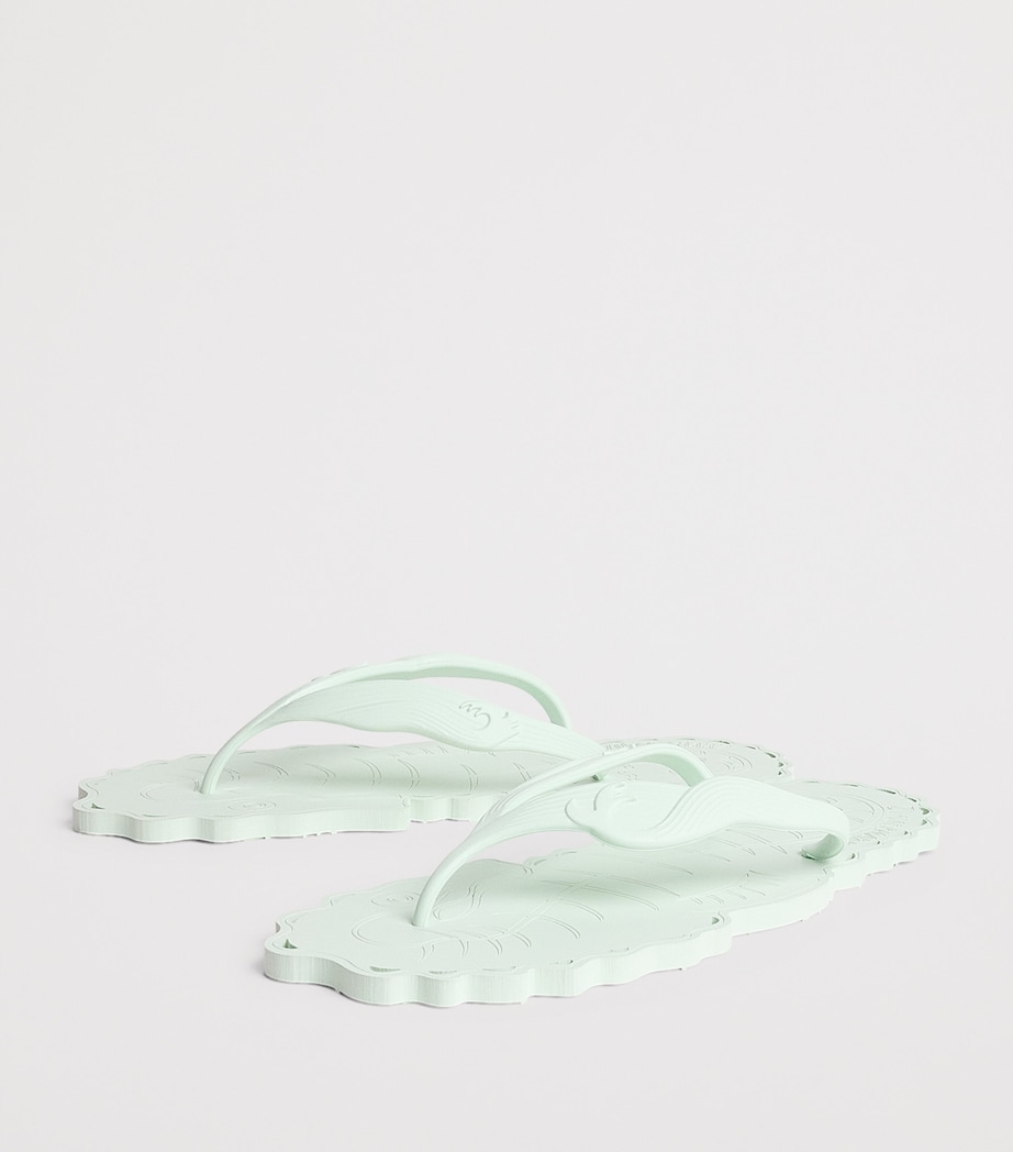 Zimmermann Seafoam Flip Flops Seafoam Image 2