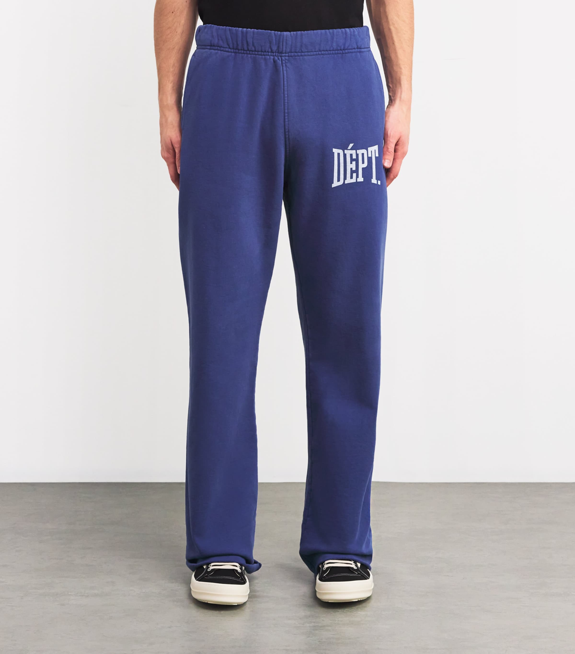 GALLERY DEPT. Mens Cotton Team Sweatpants Navy Image 3