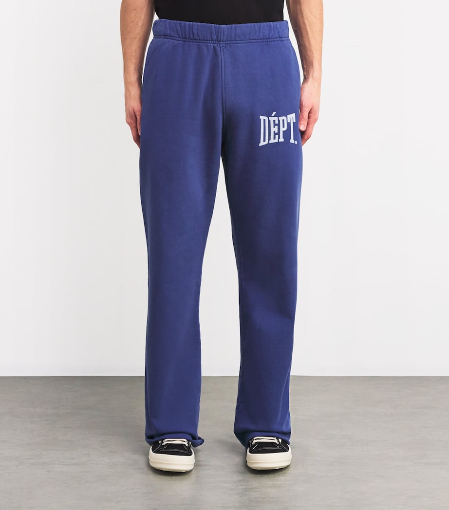 GALLERY DEPT. Mens Cotton Team Sweatpants Navy Image 3