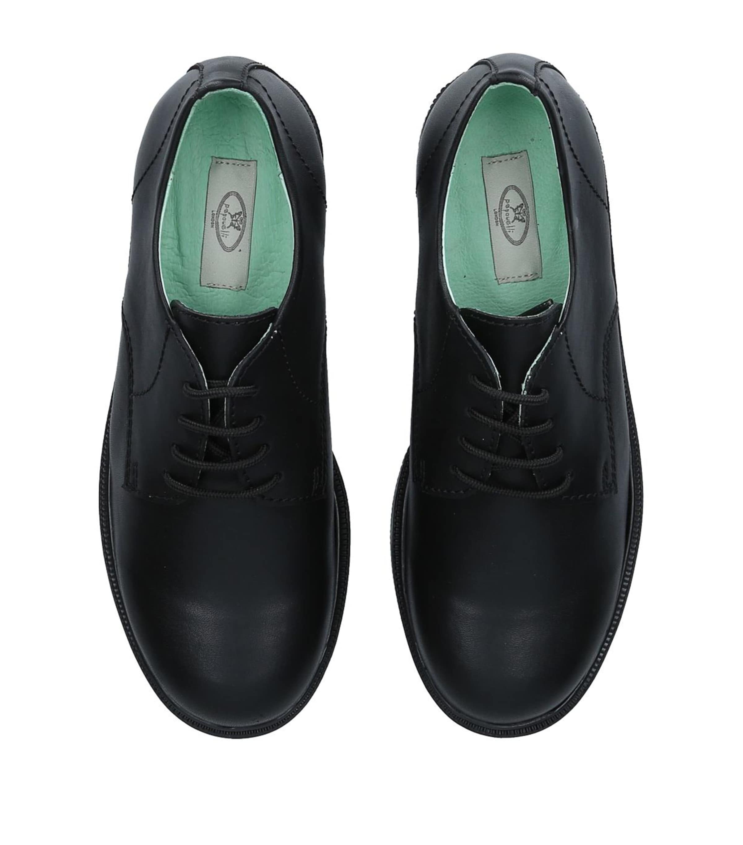 papouelli Leather Sam Oxford Shoes Black Image 4
