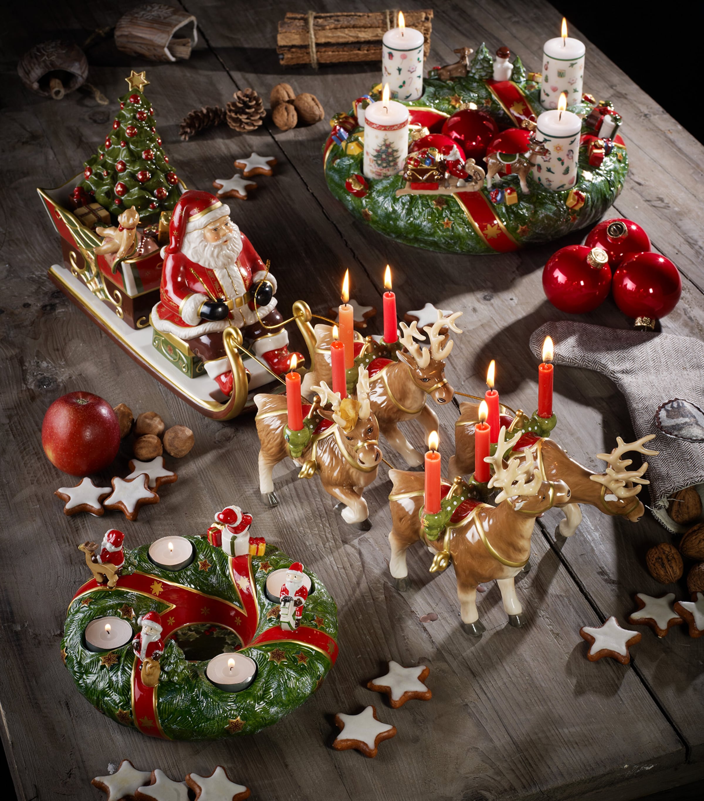 Villeroy & Boch Santa's Sleigh Ride Table Centrepiece | Harrods US