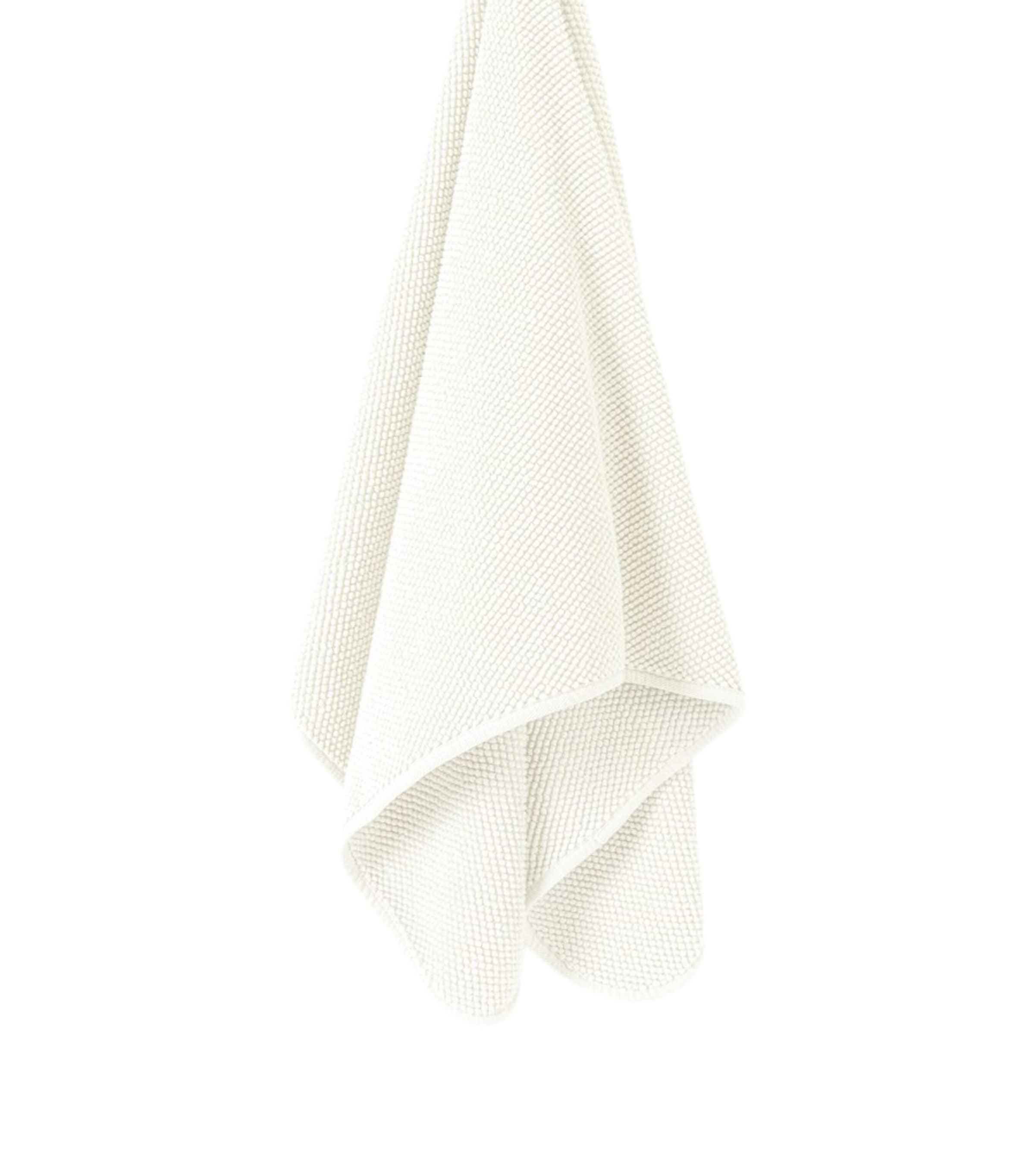 GRACCIOZA Cotton Pearls Washcloth (30cm x 30cm) Snow Image 2