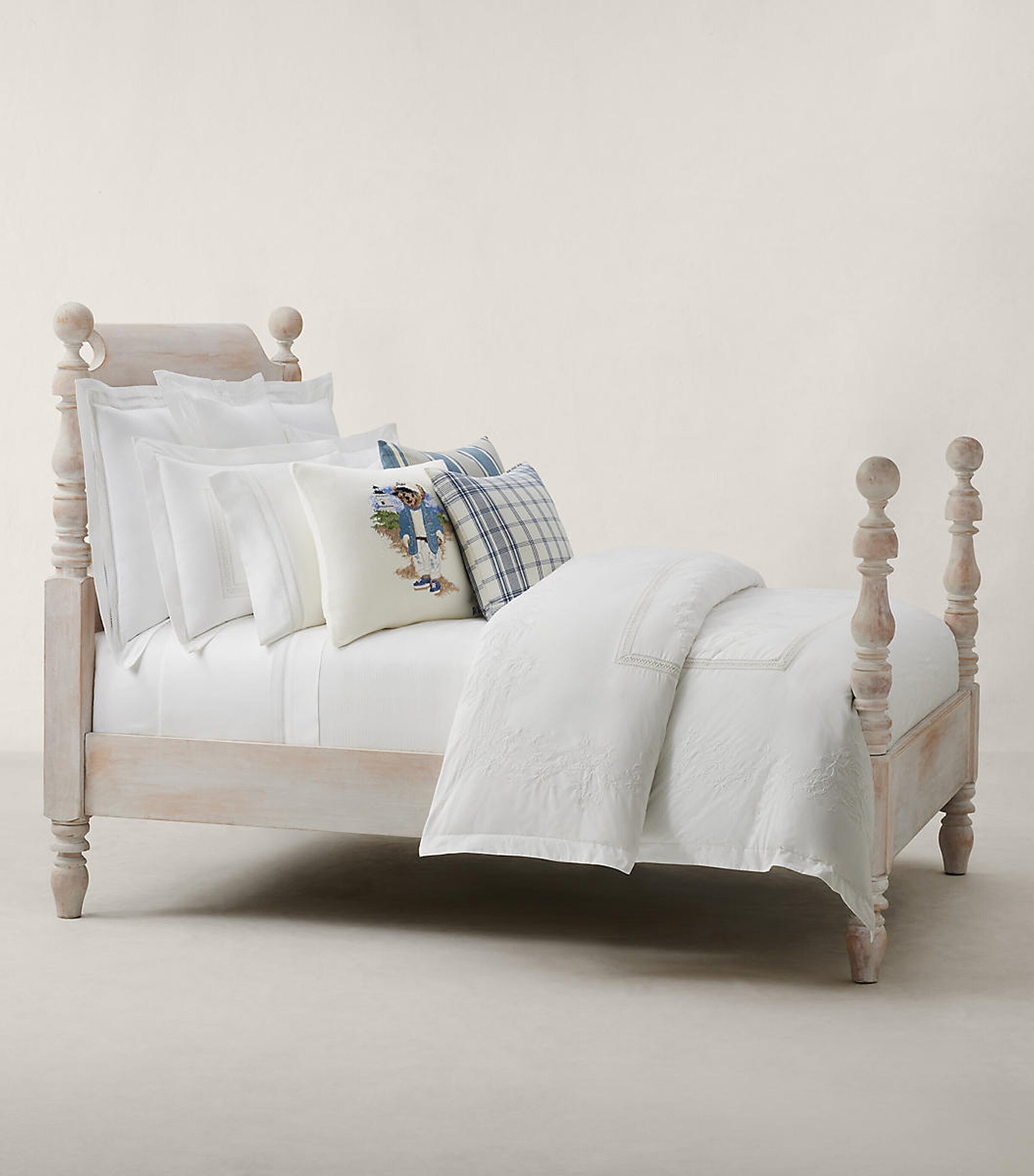 Ralph Lauren Home Meadow Lane Double Duvet Cover (200cm x 200cm) White Image 2