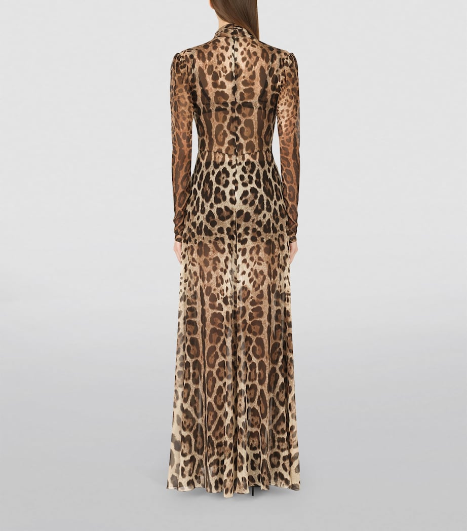 Silk Maxi Dress HY13M-LEO NEW Image 4