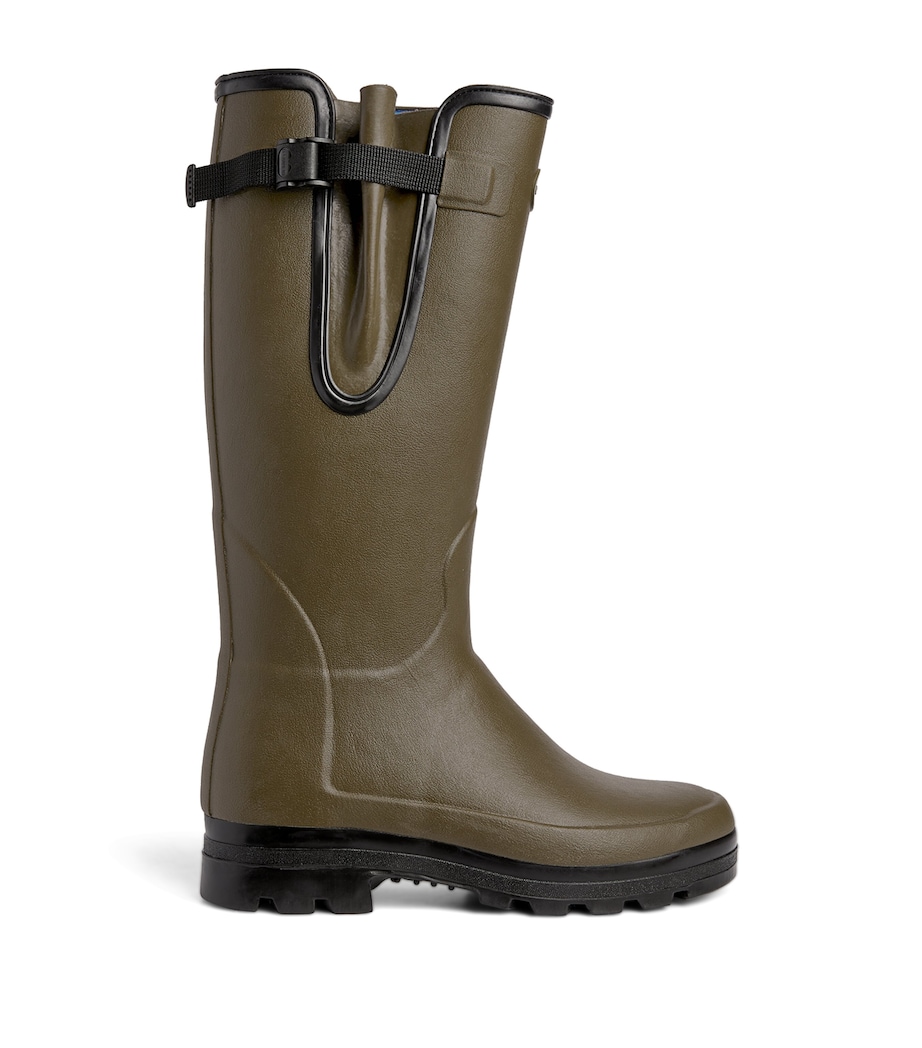 Neoprene-Lined Vierzonord Wellington Boots VERT CHAMEAU 7100 Image 6