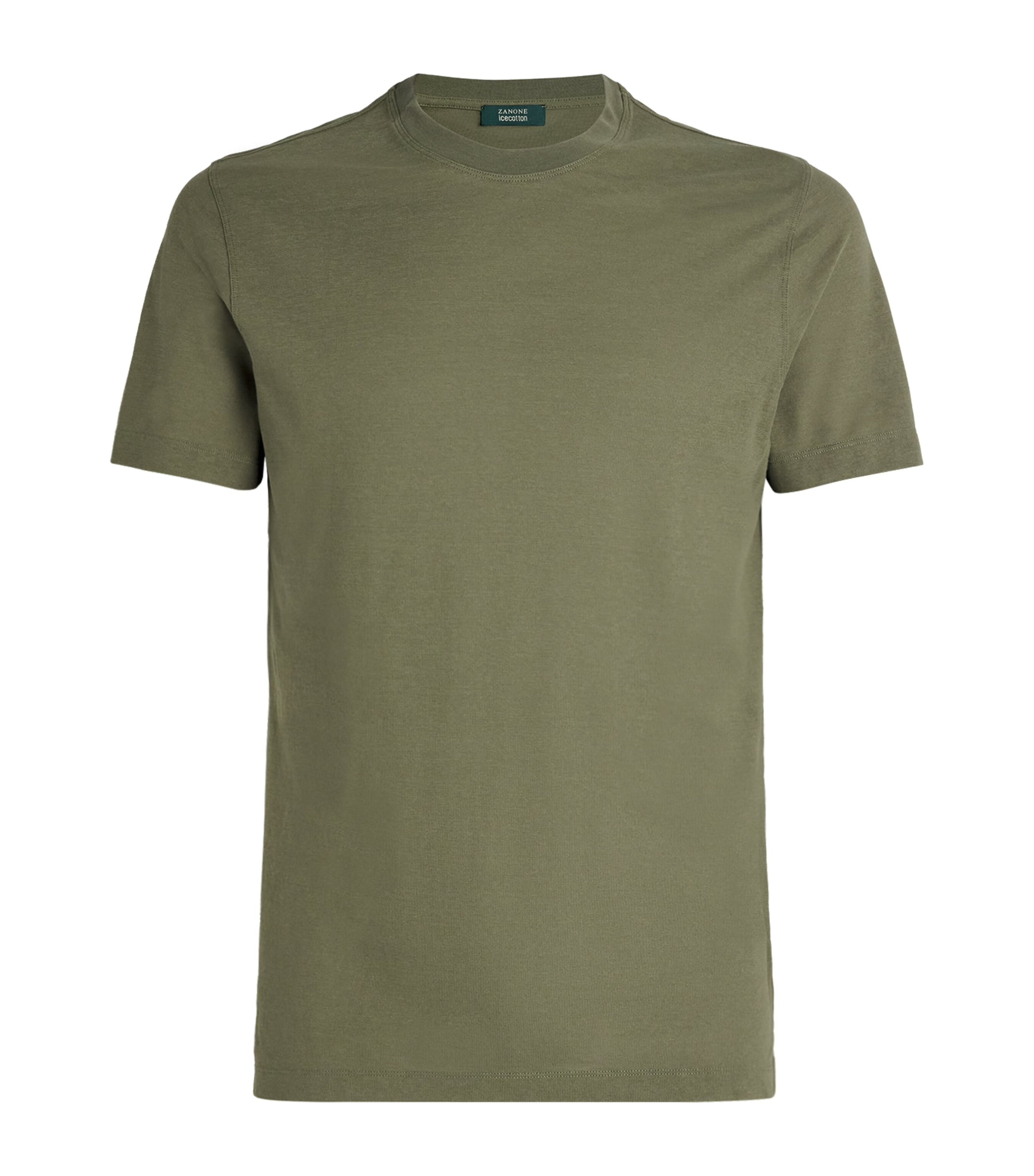 slowear Mens IceCotton T-Shirt Oliva Image 1