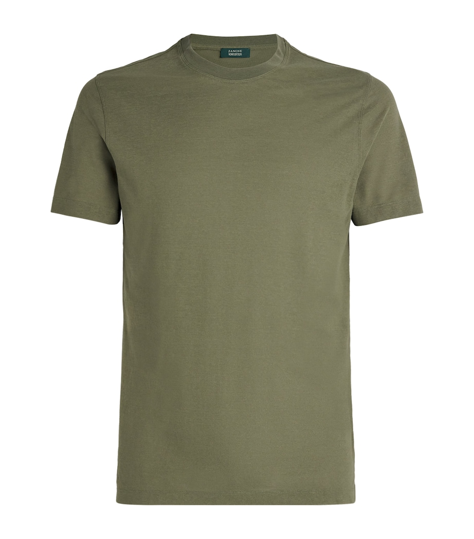slowear Mens IceCotton T-Shirt Oliva Image 1