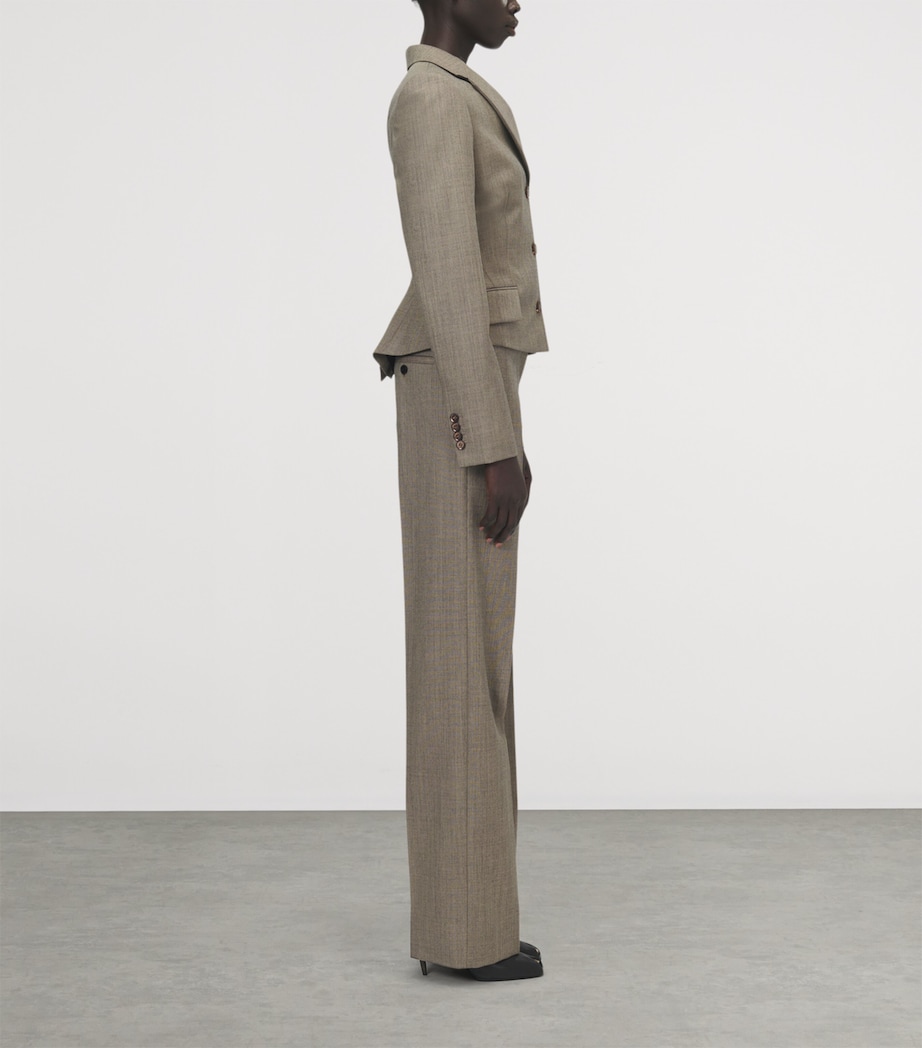 McQueen Womens Wool Blazer Image 4