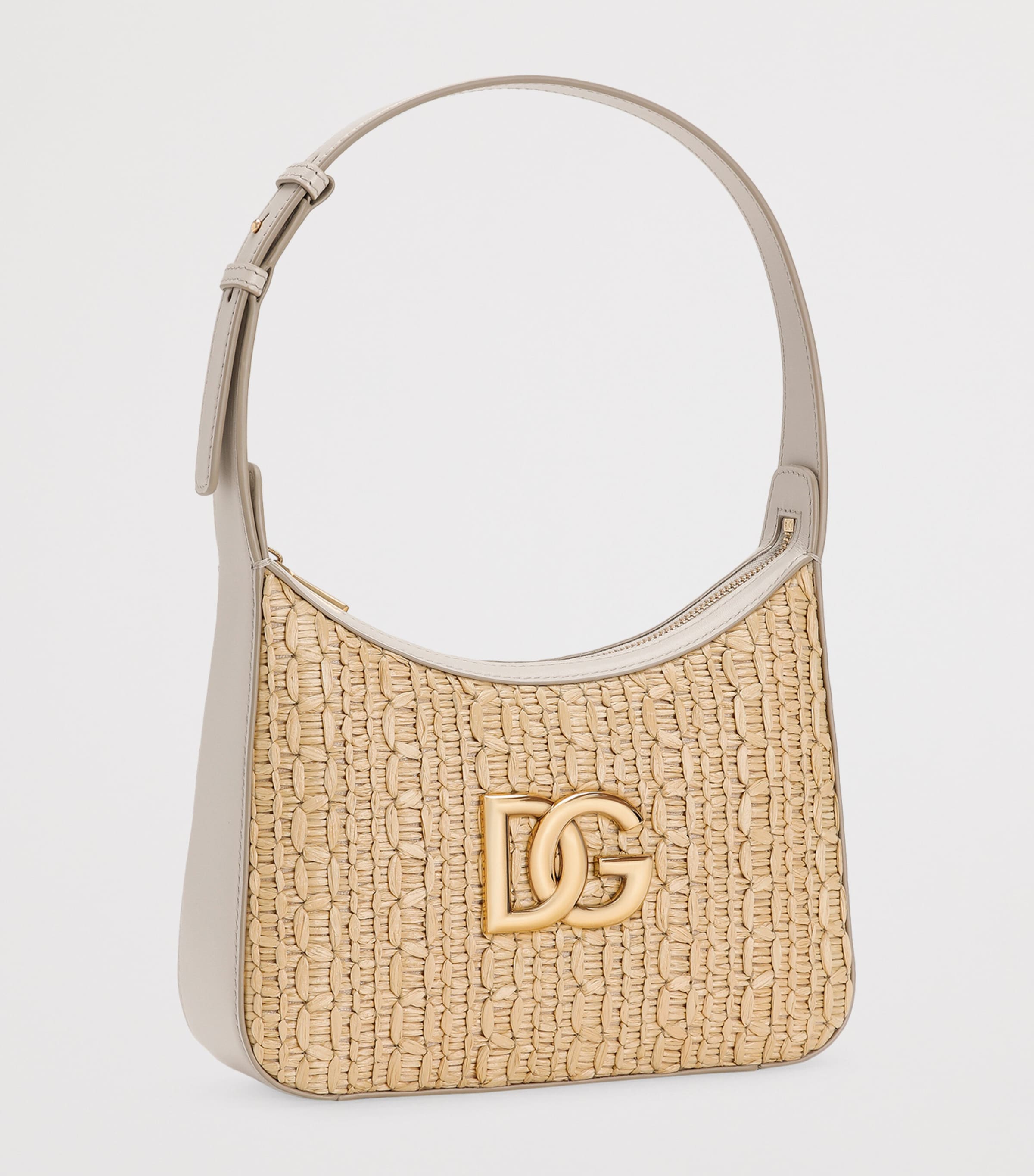 ショルダーバッグ DOLCE & GABBANA RAFFIA SHOULDER BAG 3.5 raffia shoulder bag in beige - Dolce Gabbana | Mytheresa