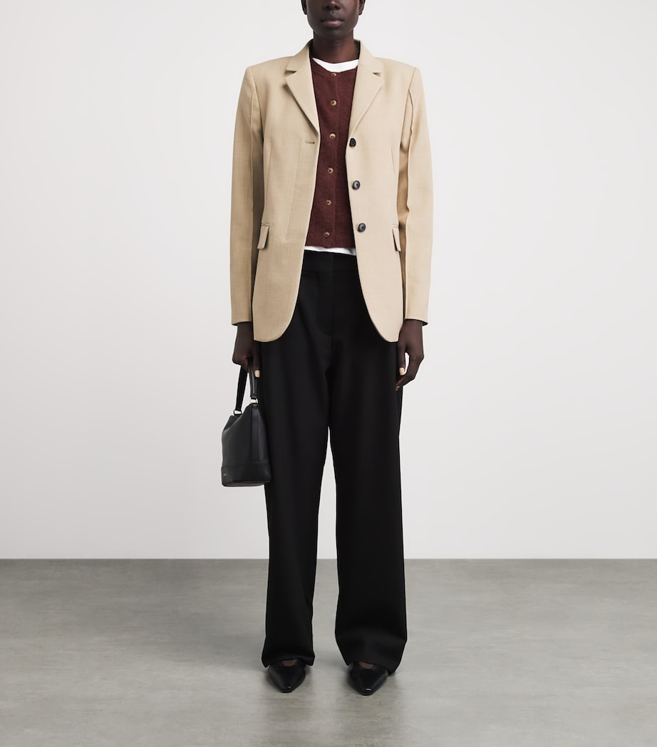 ME+EM Womens Slim Contour Blazer Sand Image 2