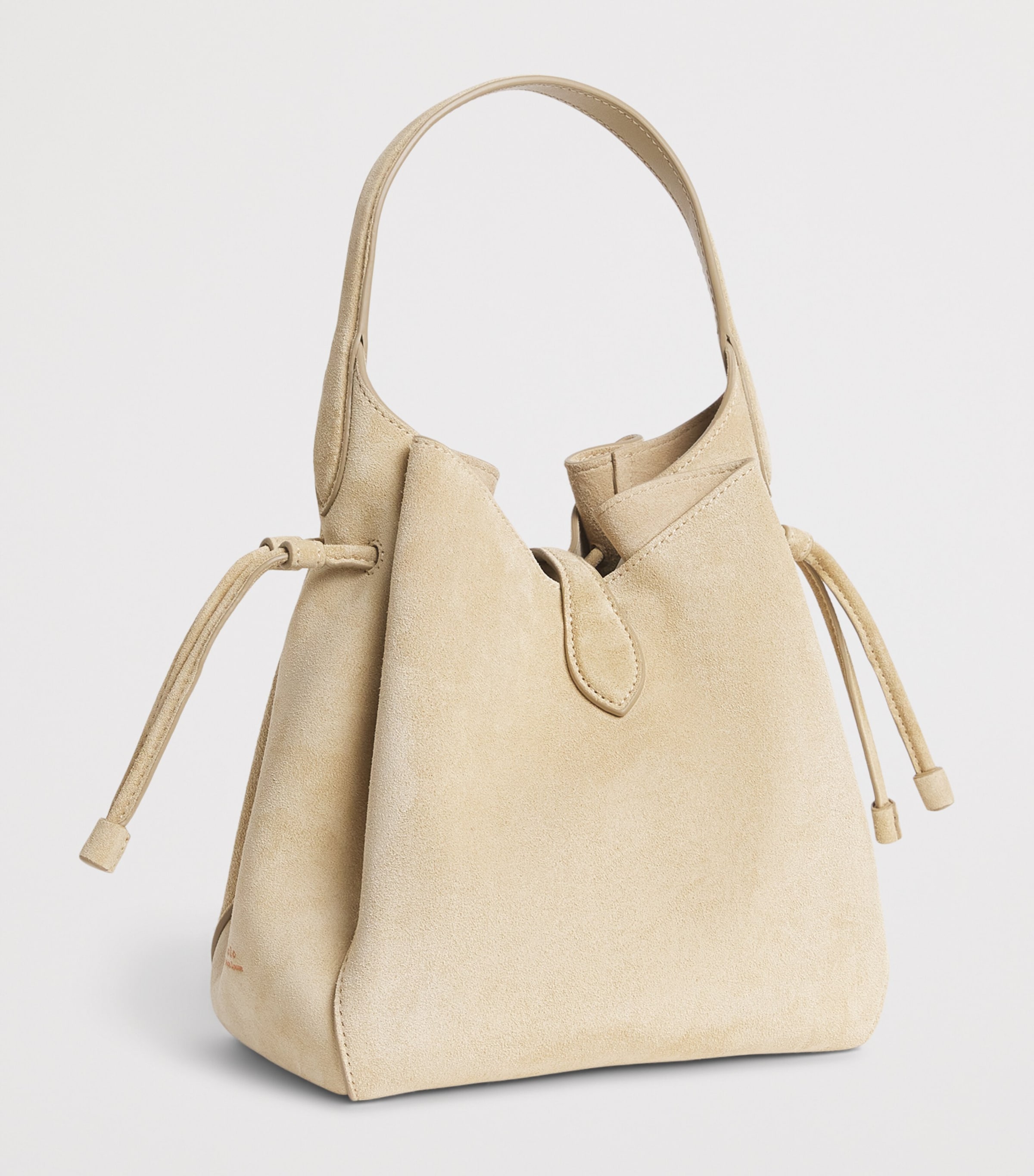 Small Suede Polo Play Cross-Body Bag CASHEW Image 3
