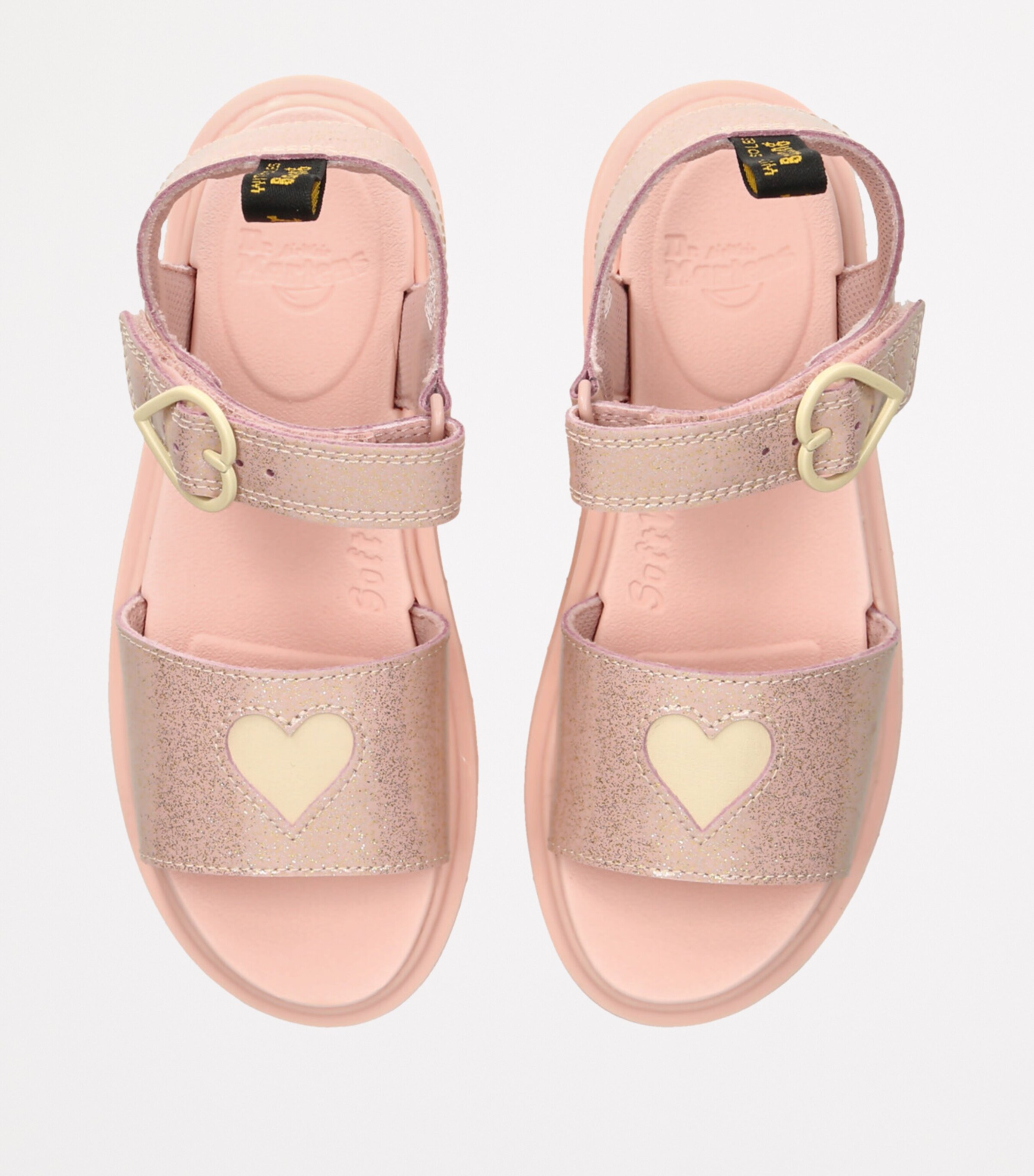Leather Marlowe Hearts Sandals PALE PINK Image 4
