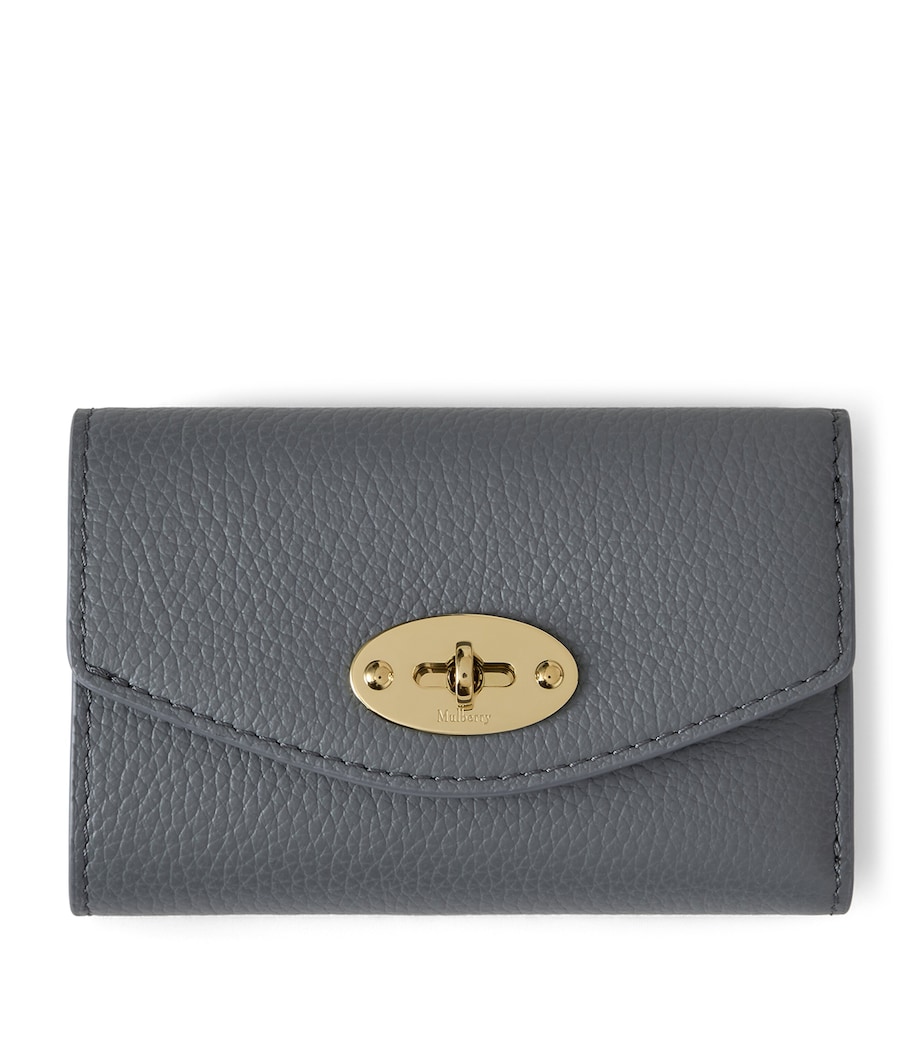 Mulberry Leather Folded Darley Wallet Foggy Grey Image 1
