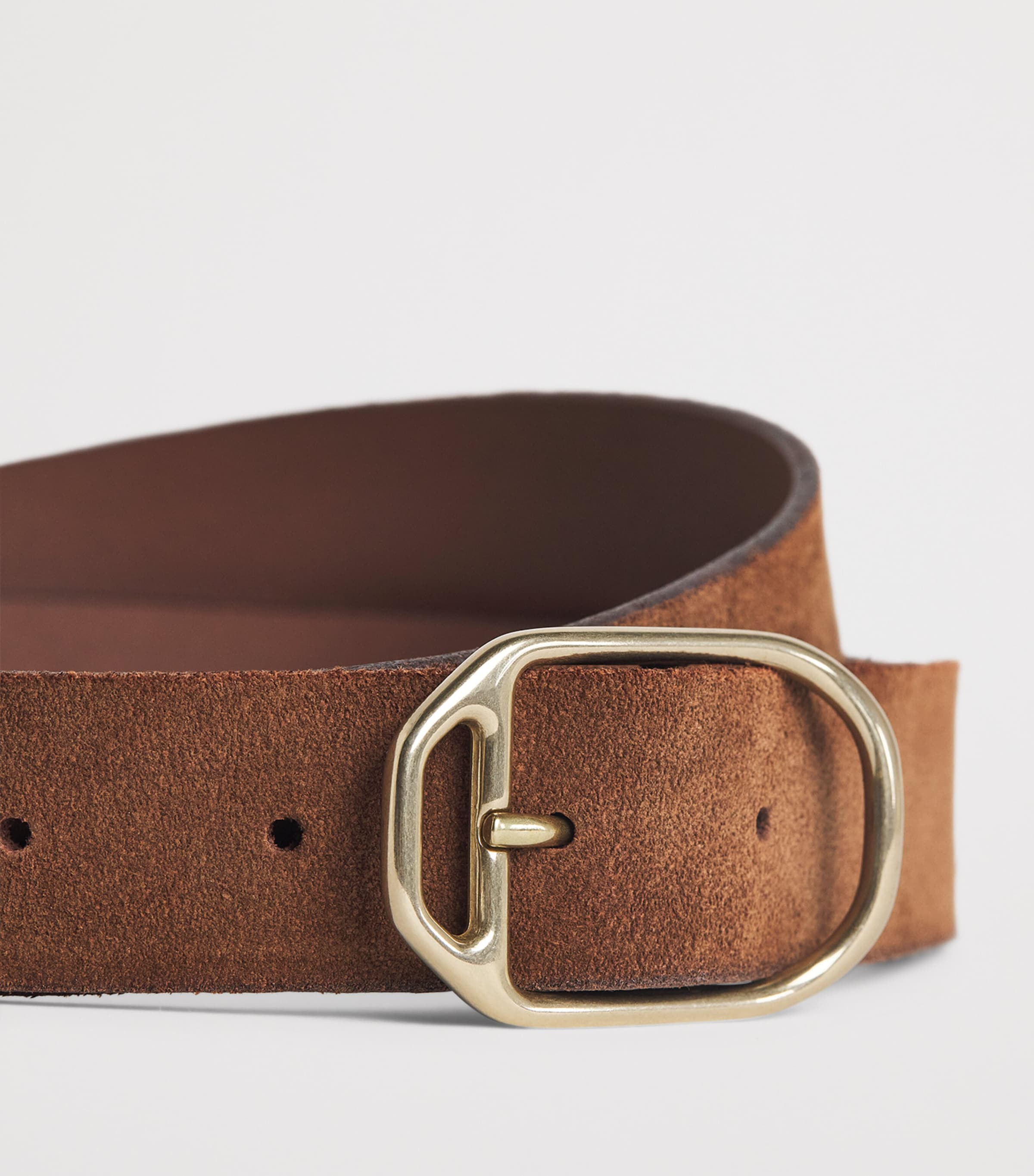 Eleventy Suede Belt Cacao Image 5