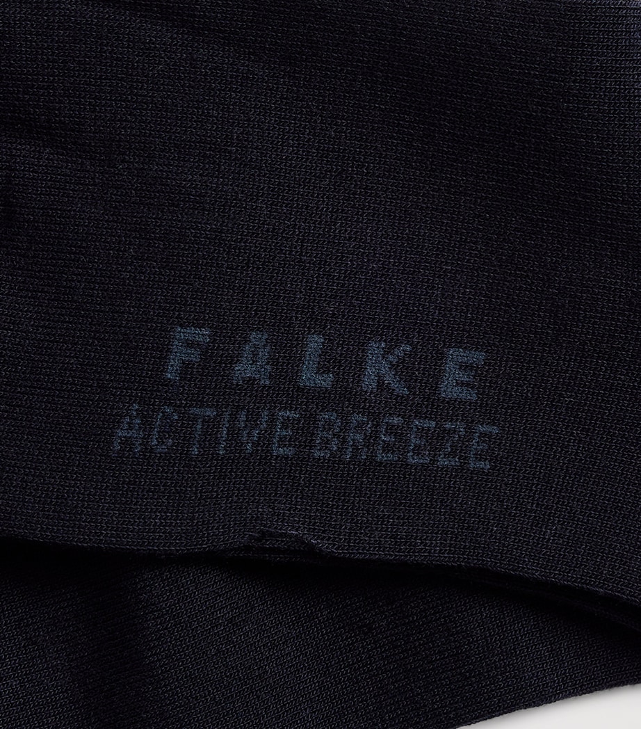 Falke Womens Active Breeze Socks Dark Navy Image 2