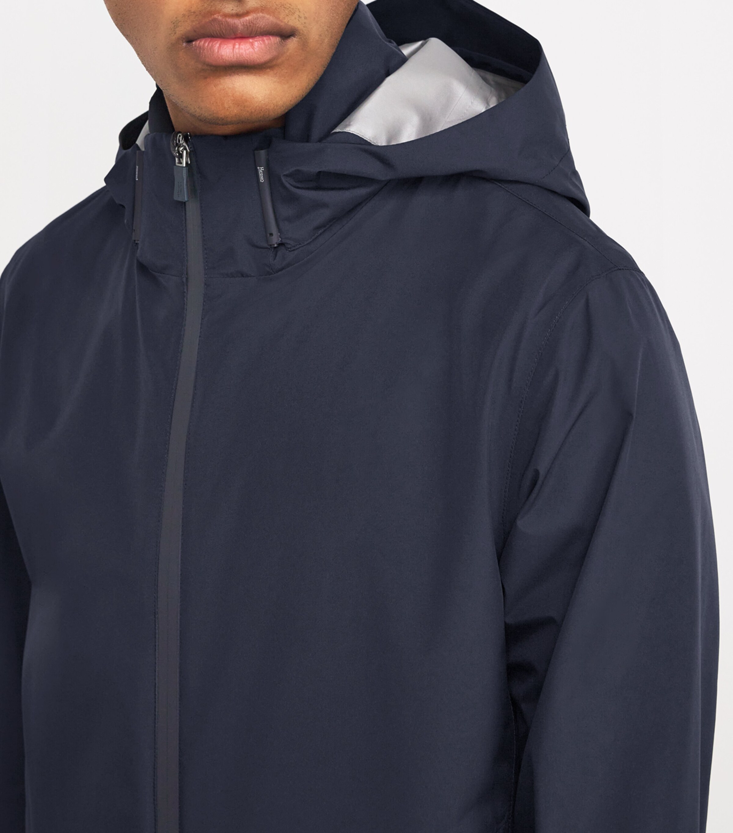 Waterproof Hooded Jacket 9201BLU NAVY Image 7