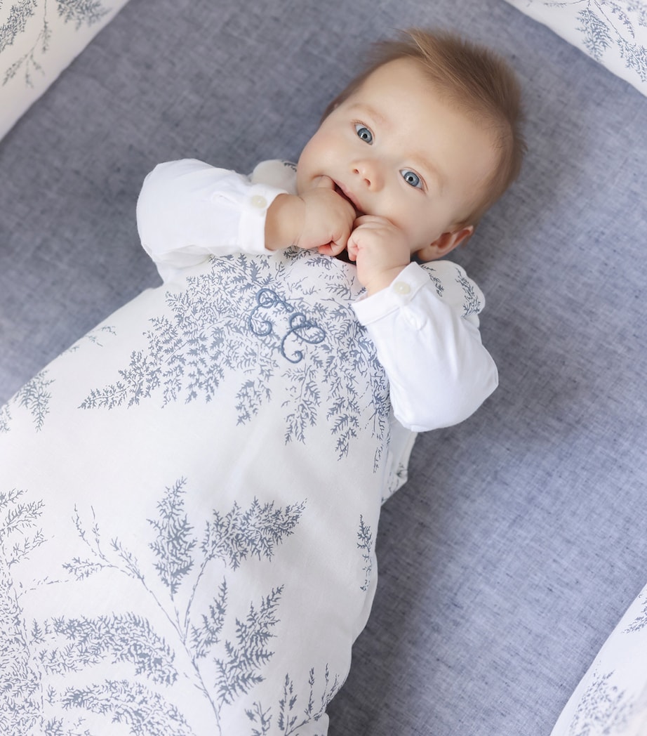 Toile de Jouy Adjustable Valance 50 BLEU CHAMBRAY Image 4