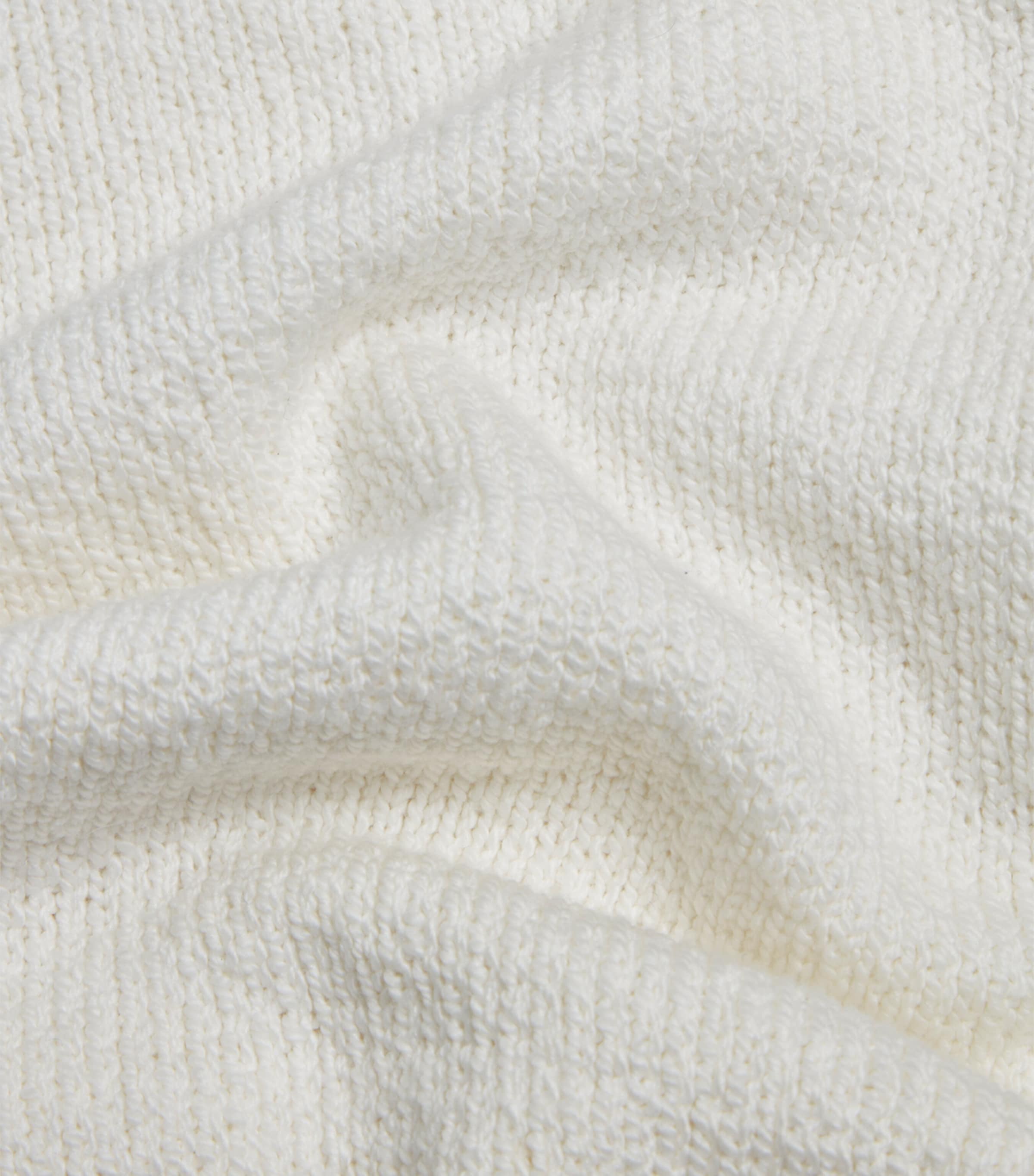 Cotton Crew-Neck Sweater 101IVORY Image 5