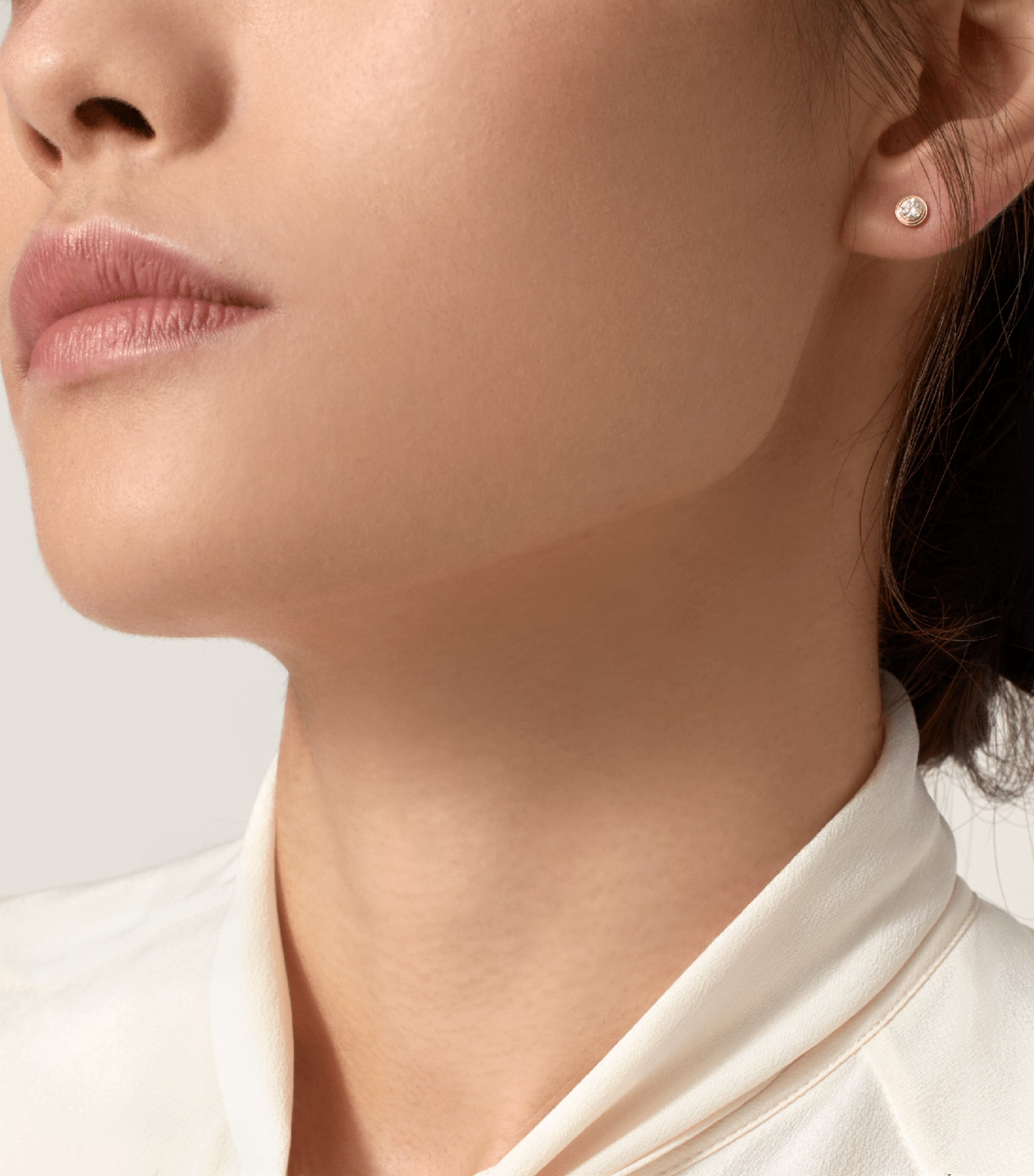 Cartier Medium Yellow Gold and Diamond Cartier d'Amour Earrings